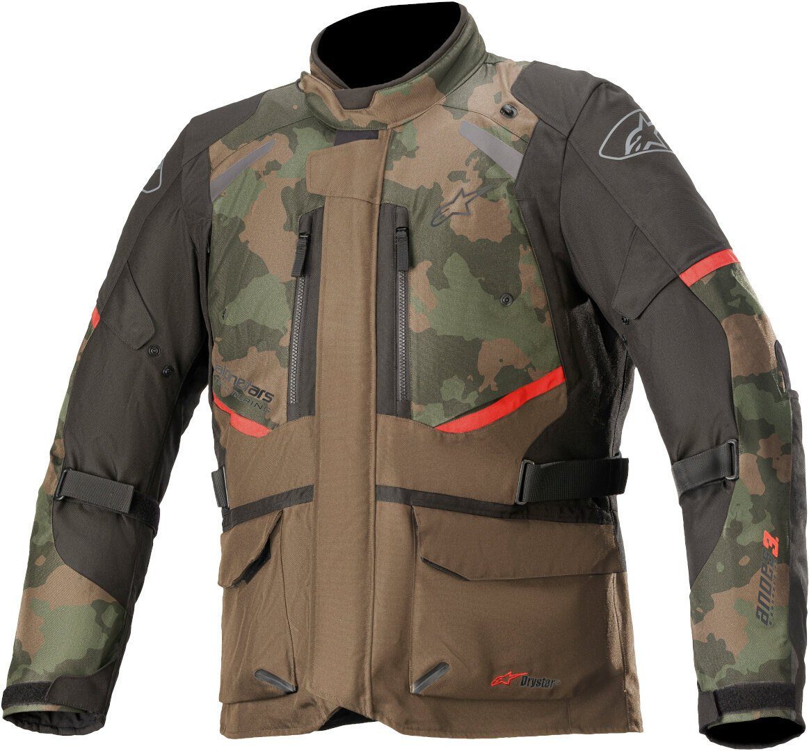 Alpinestars Motorradjacke Andes V3 Camo Drystar Motorrad Textiljacke herausnehmbares Innenfutter,wasserdicht