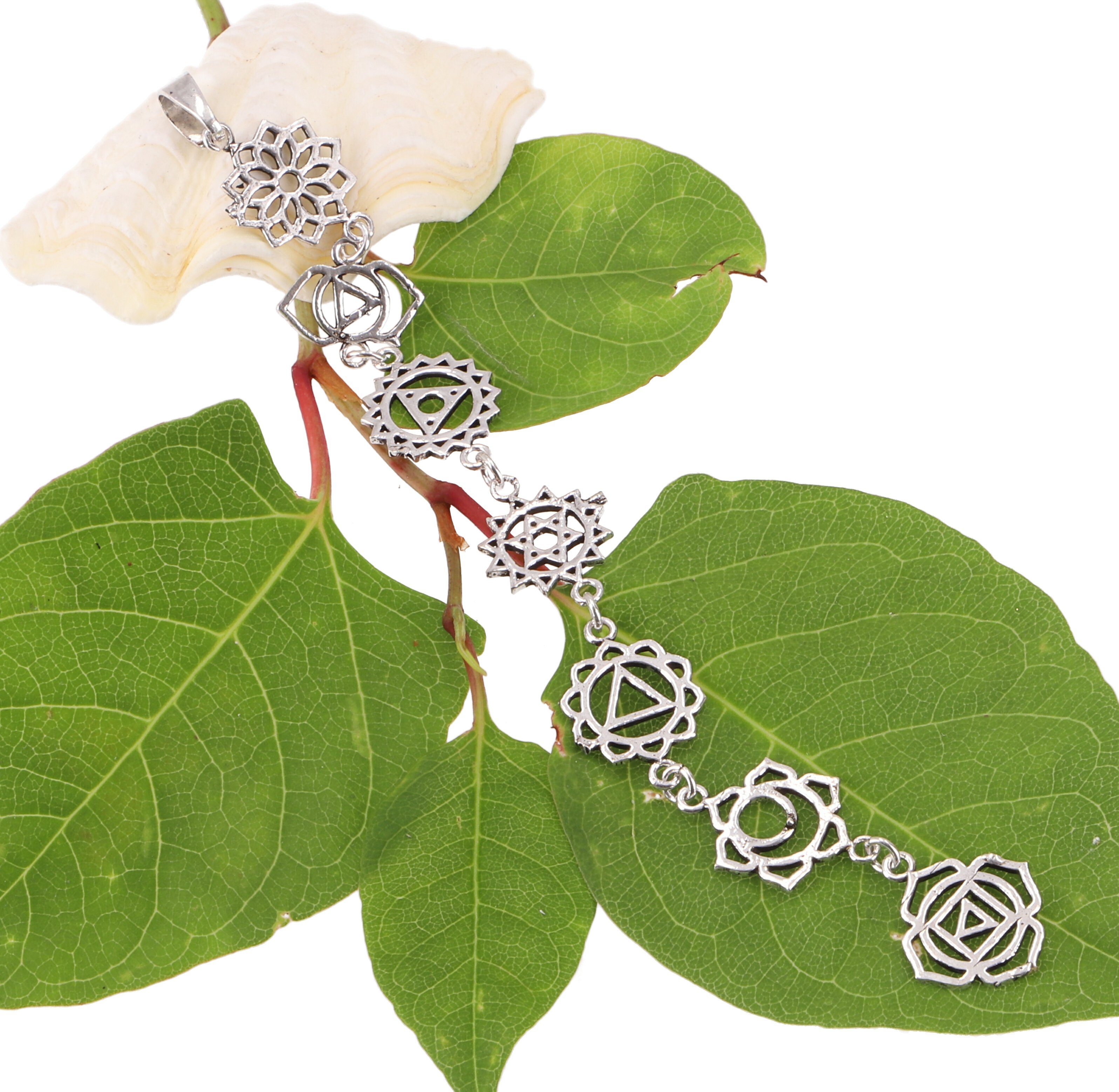 Guru-Shop Kettenanhänger 7 Chakren Amulett, Yogaschmuck, günstig online kaufen
