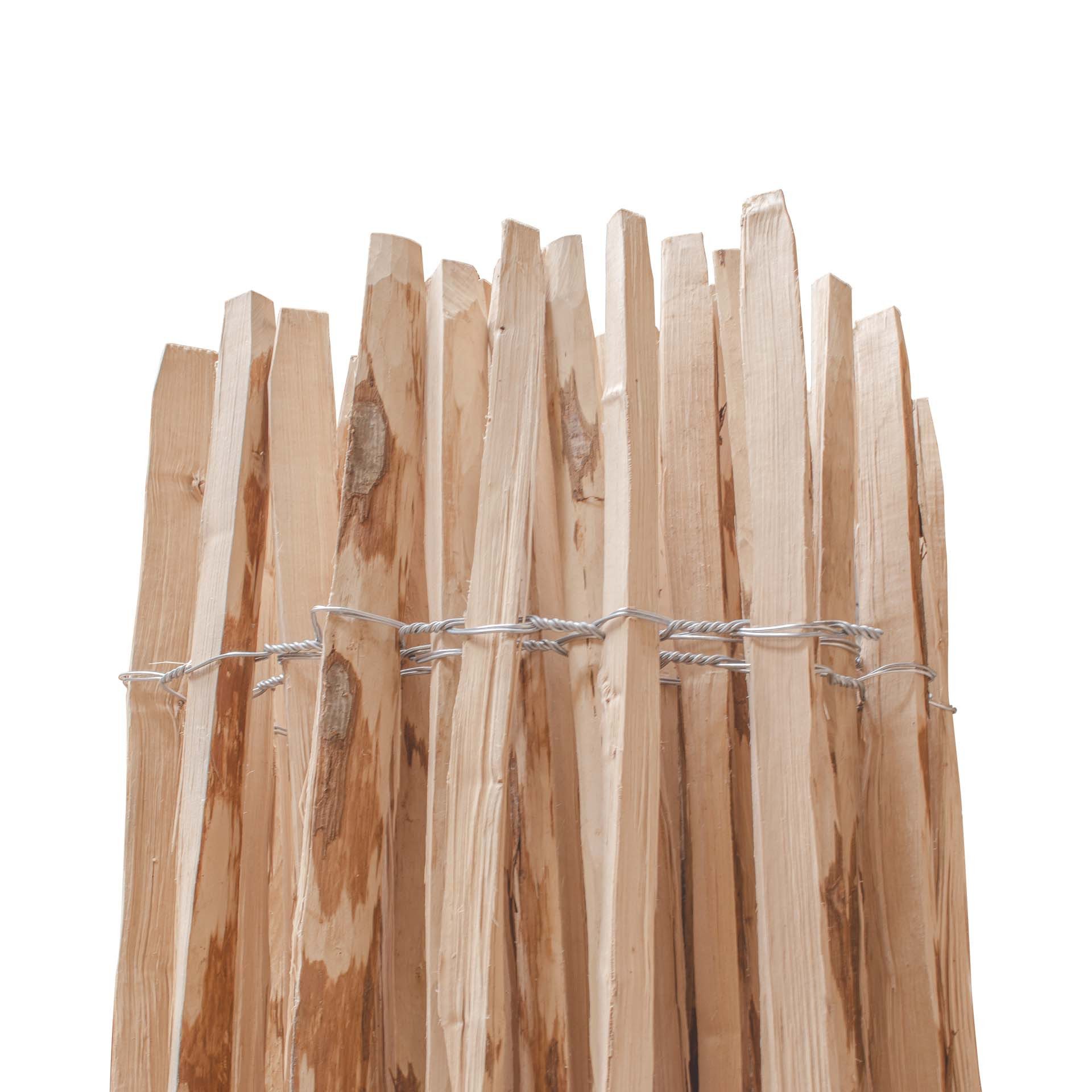 STILTREU Staketenzaun Staketenzaun Haselnuss - Höhe 50 cm, Länge 5 m, Latte günstig online kaufen