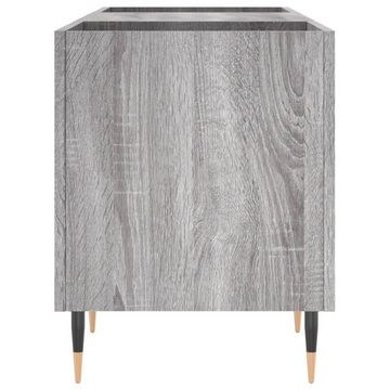 vidaXL Media-Regal Plattenschrank Grau Sonoma 121x38x48 cm Holzwerkstoff, 1-tlg.