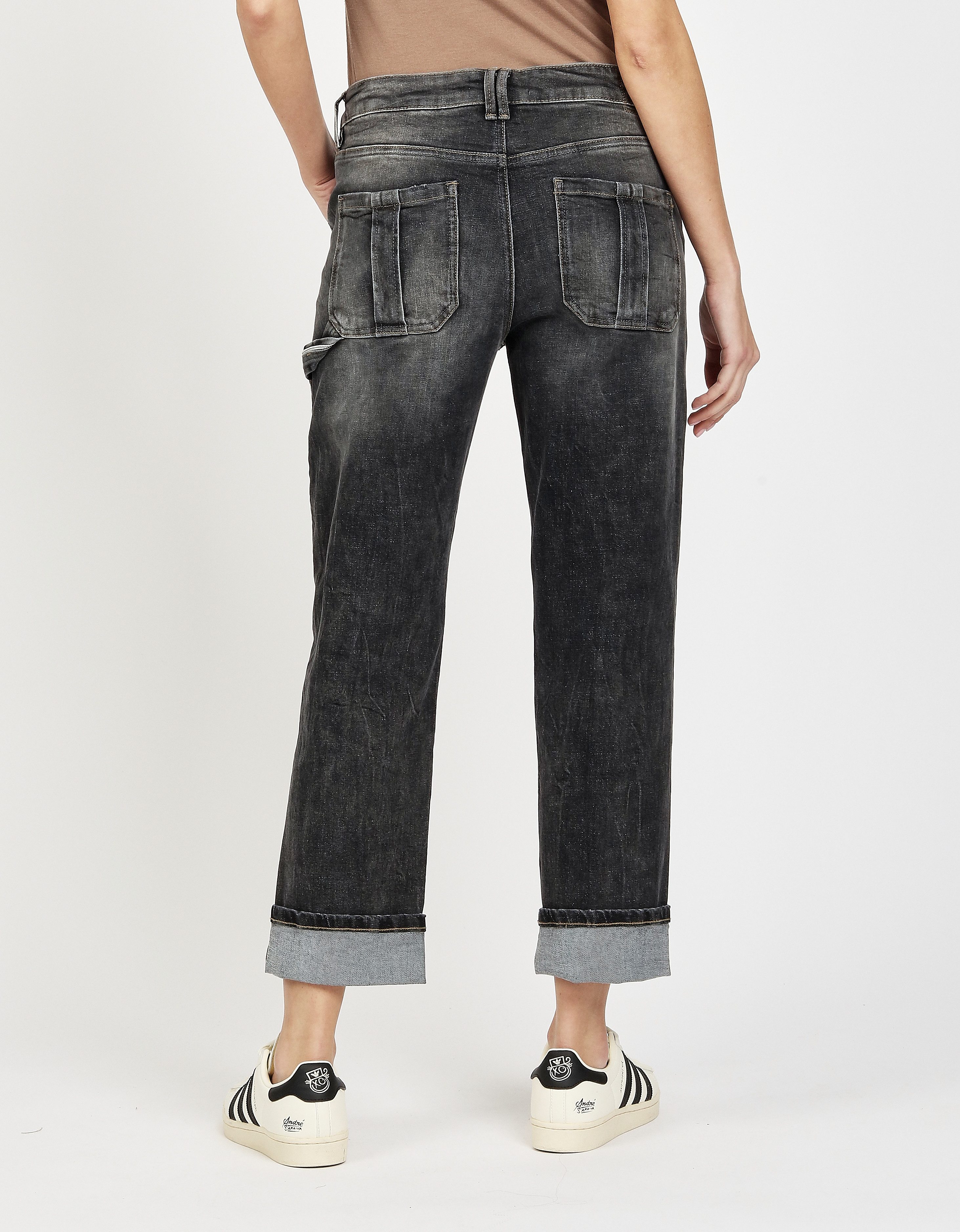 GANG Straight-Jeans 94THELMA WORKER mit aufgesetzten günstig online kaufen