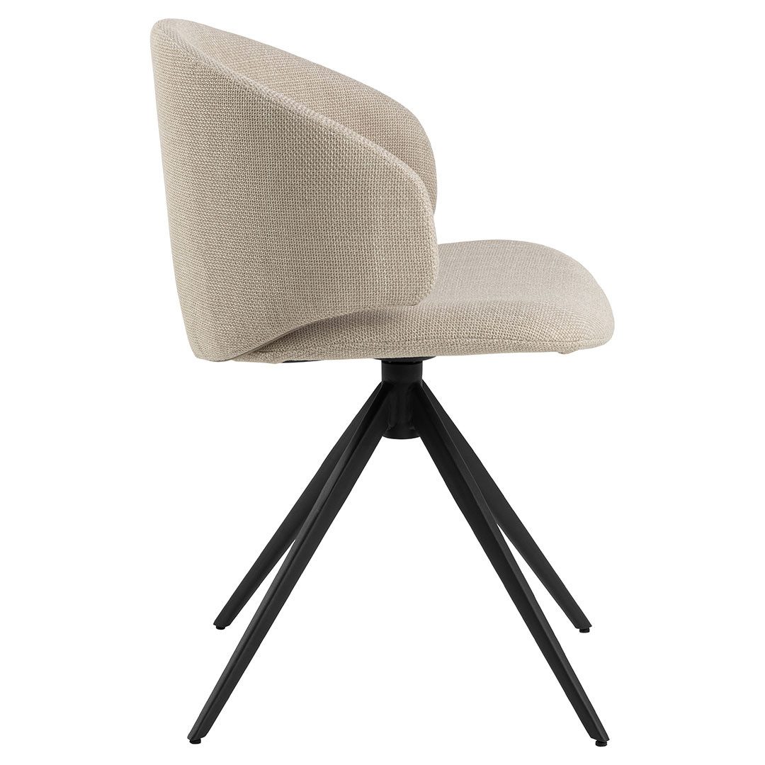 ACTONA GROUP Esszimmerstuhl Ella Esszimmerstuhl Drehfunktion beige.