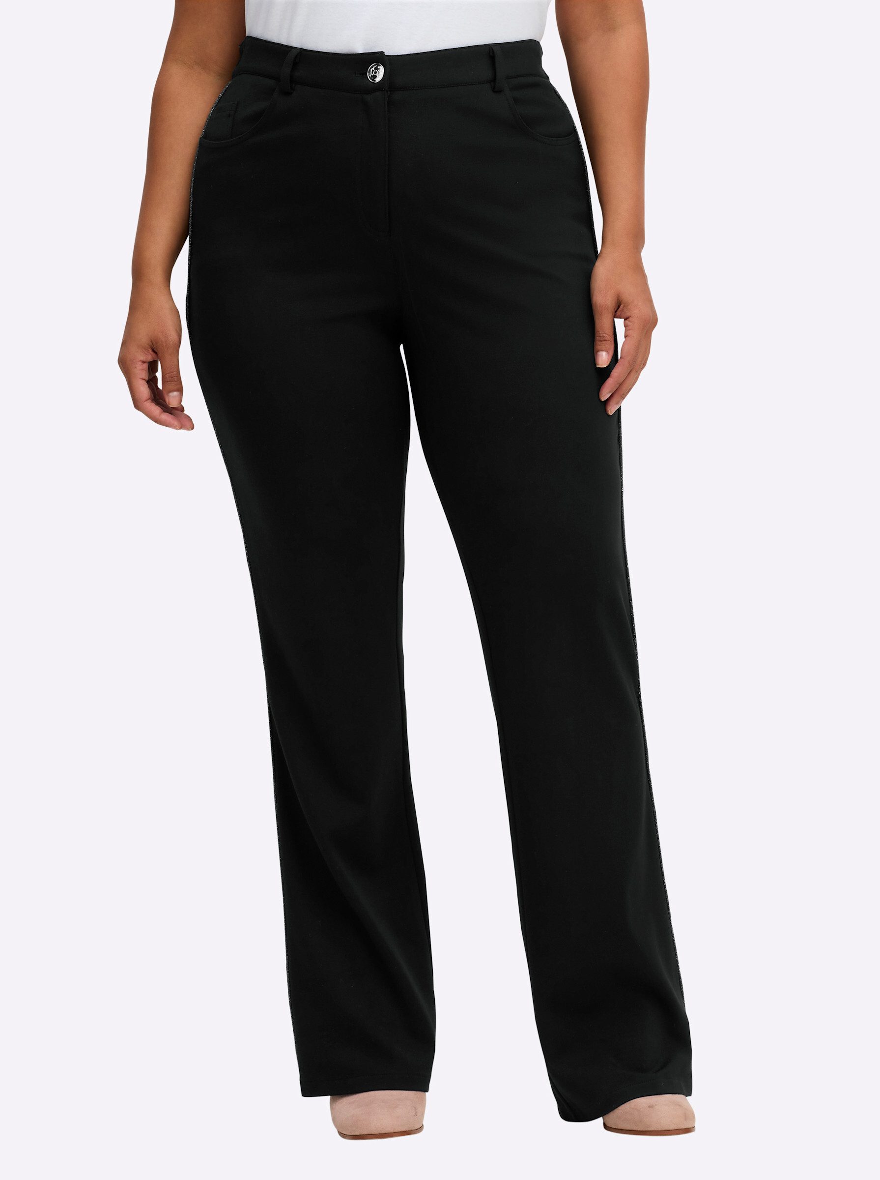 Sheego Jerseyhose Bootcut-Hose günstig online kaufen