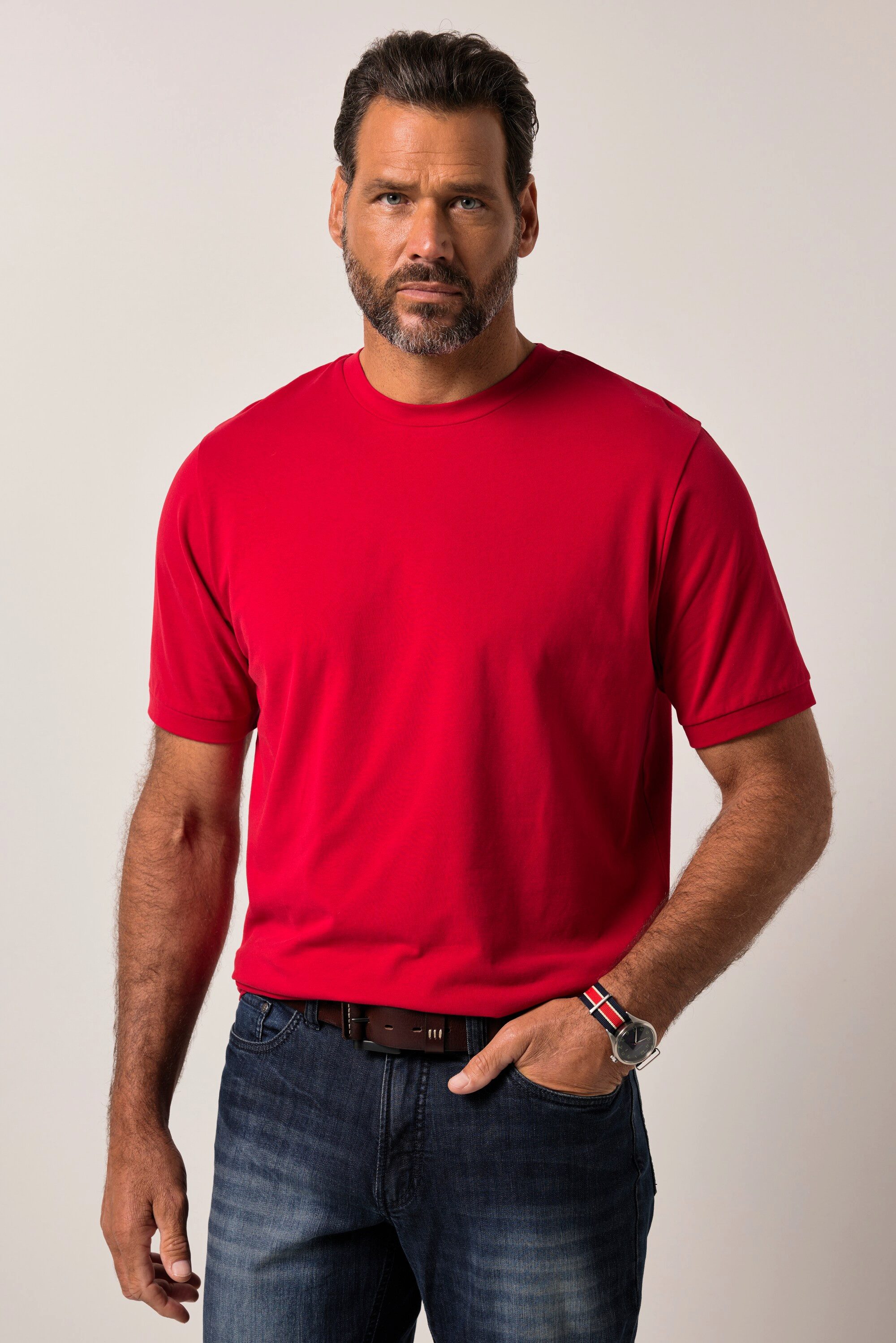 JP1880 T-Shirt T-Shirt FLEXNAMIC® Halbarm günstig online kaufen