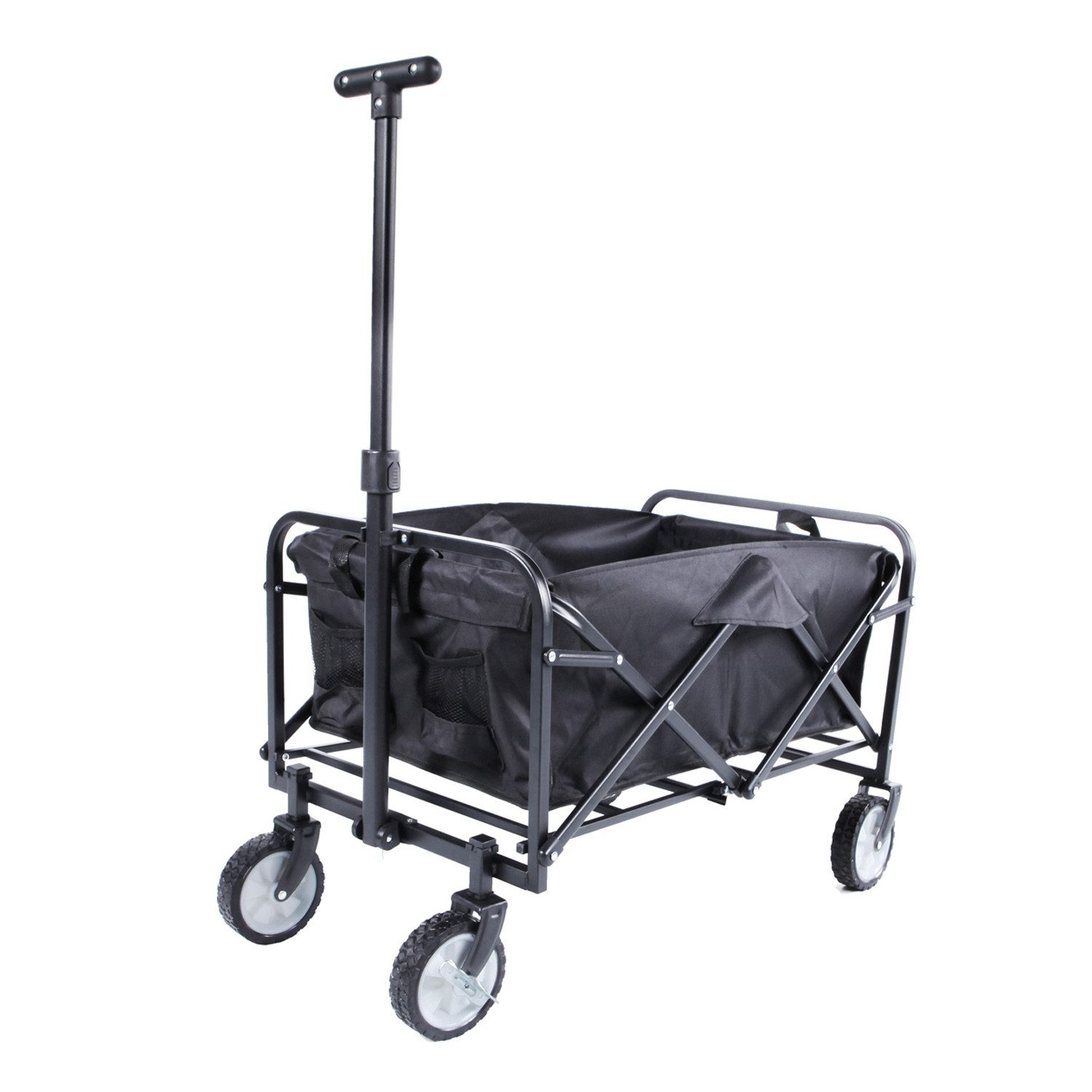 Bollerwagen Faltbarer Bollerwagen Transportwagen Handwagen Gartenwagen Stahlrahmen