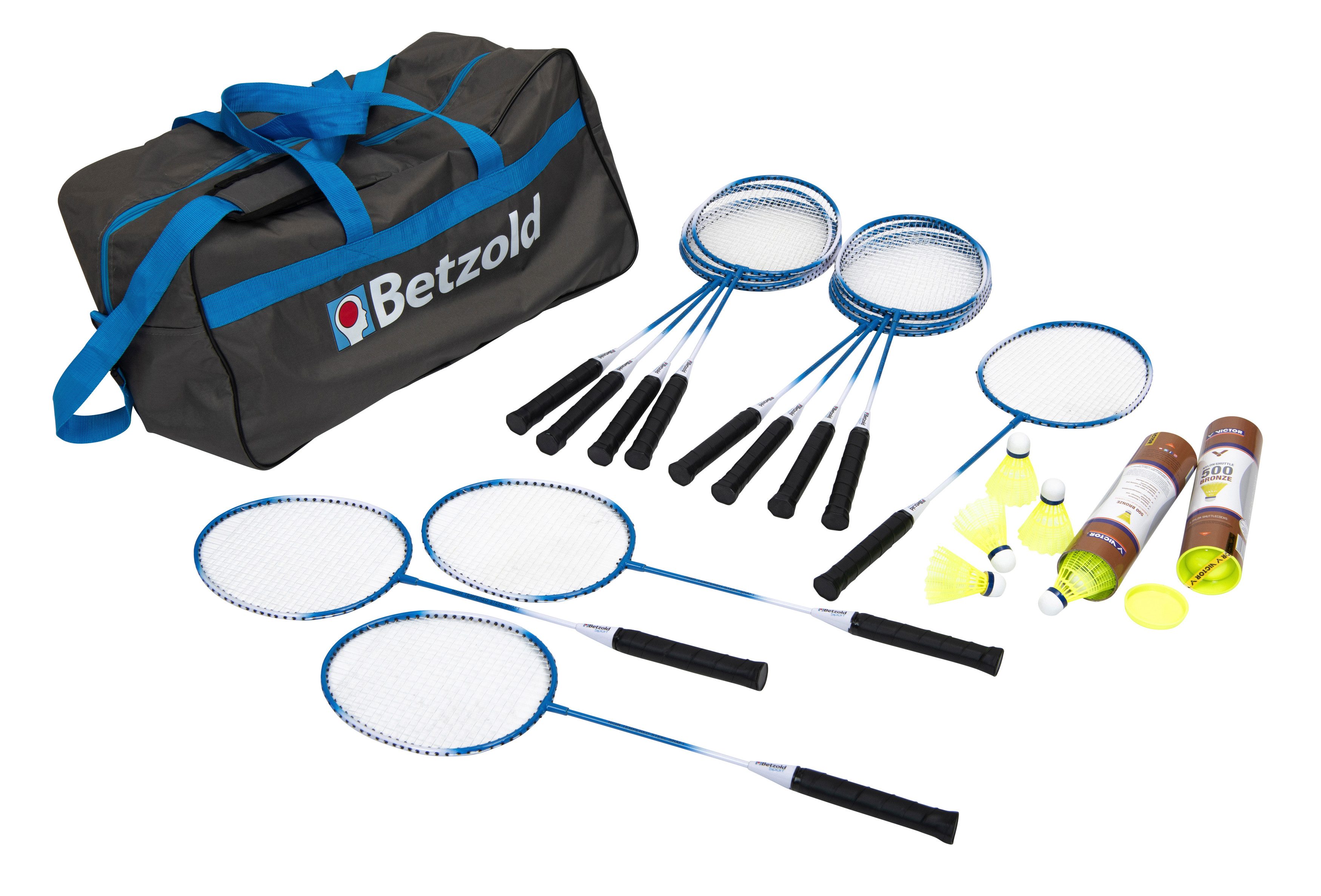 Betzold Badmintonschläger Badminton-Schul-Set „Plus“
