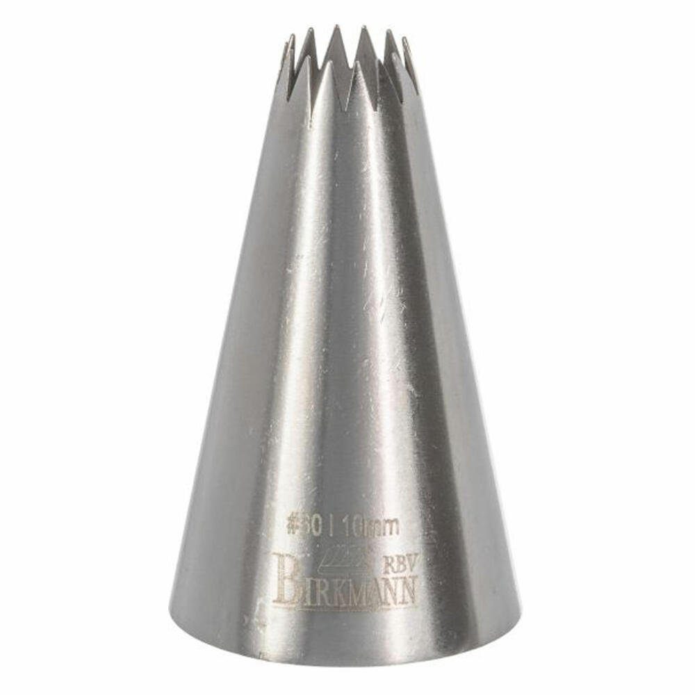 Birkmann Spritztüllen Französische Sterntülle #60, Ø 1 cm, Edelstahl