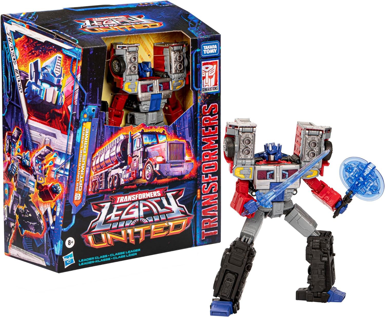 Hasbro Actionfigur Transformers Legacy United Leader G2 Universe Laser Optimus Prime