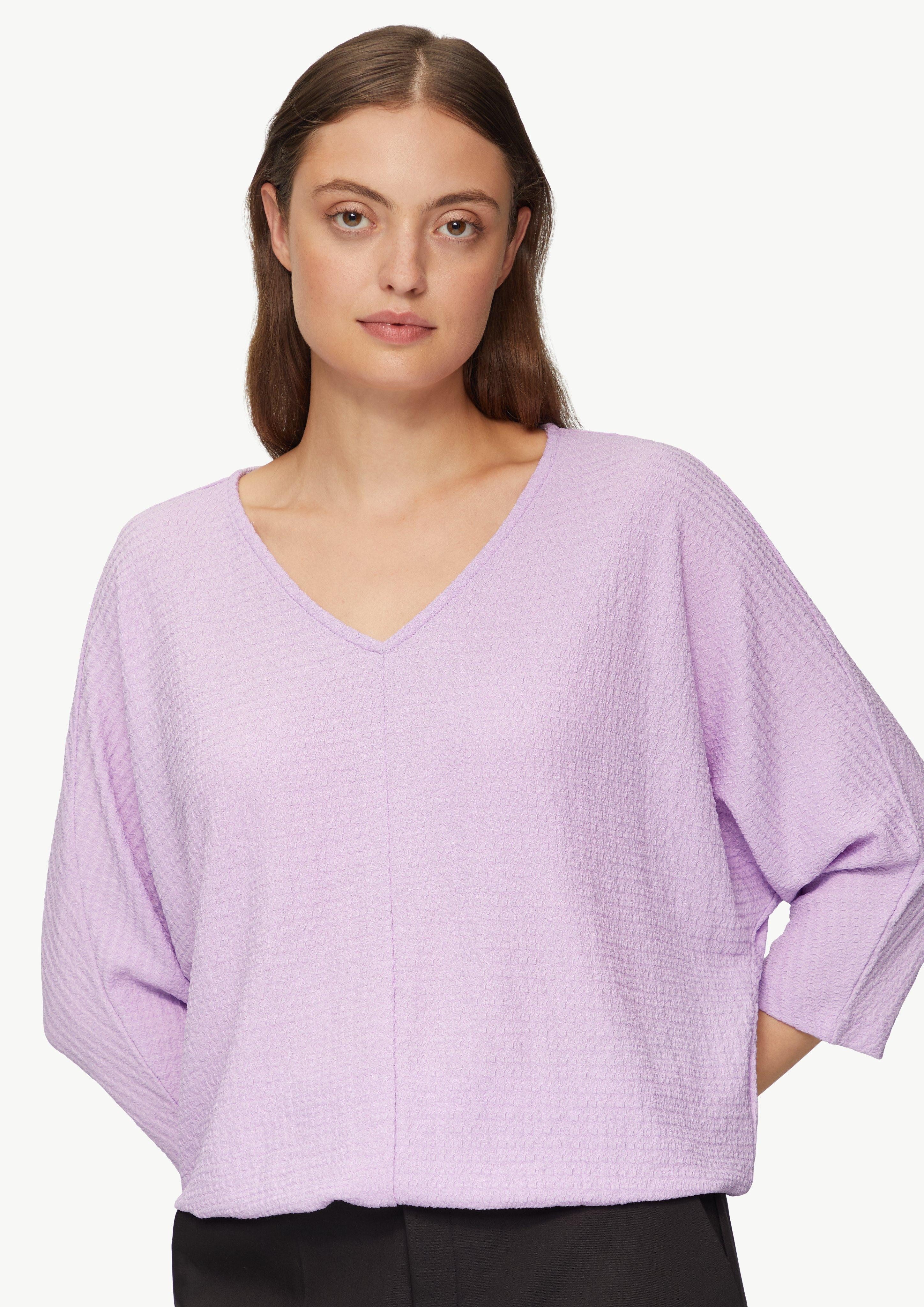 s.Oliver 3/4-Arm-Shirt Fein Strukturiertes Jerseyshirt mit günstig online kaufen