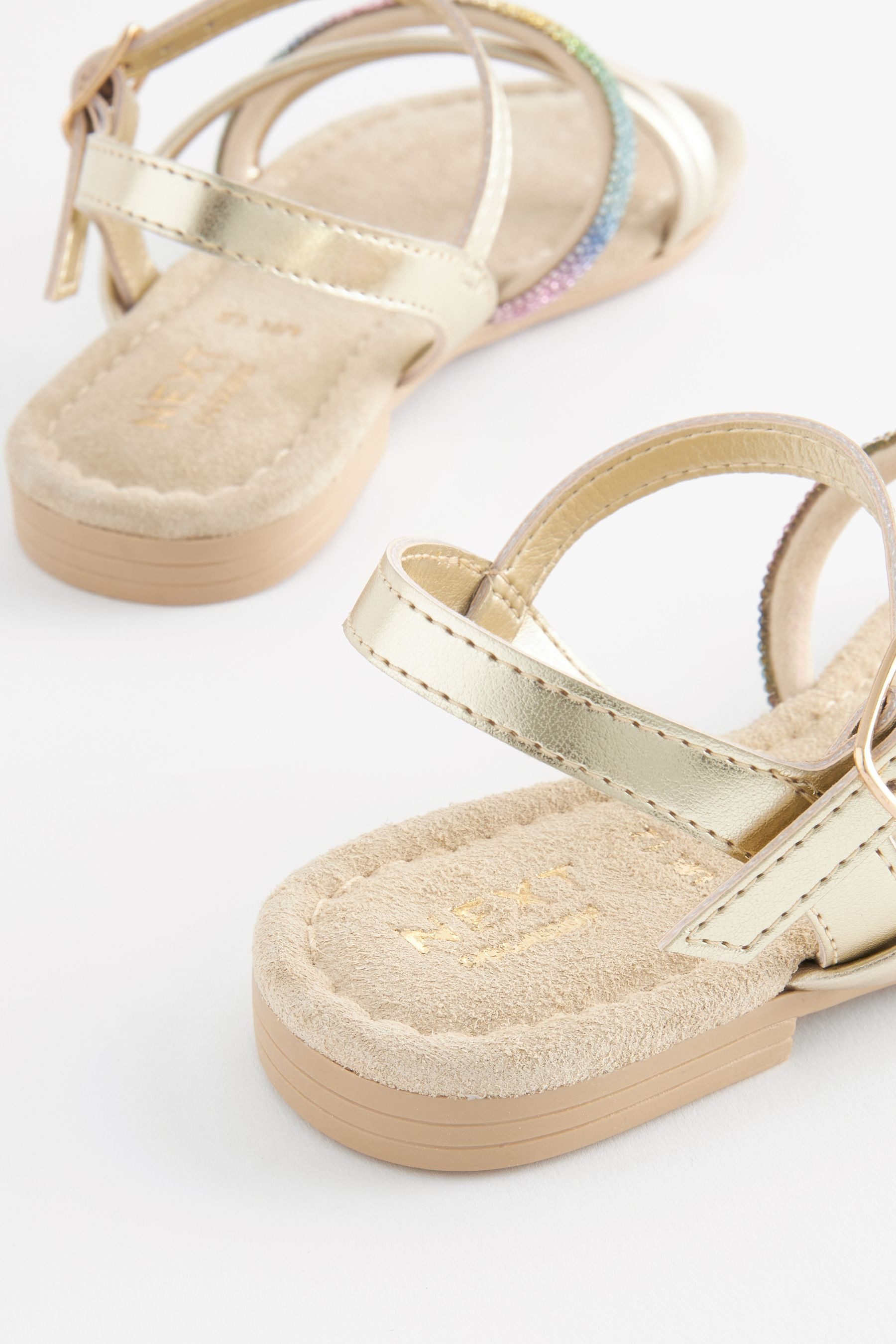 Next Regenbogen Riemchensandaletten, besondere Anlässe Riemchensandale (1-tlg)