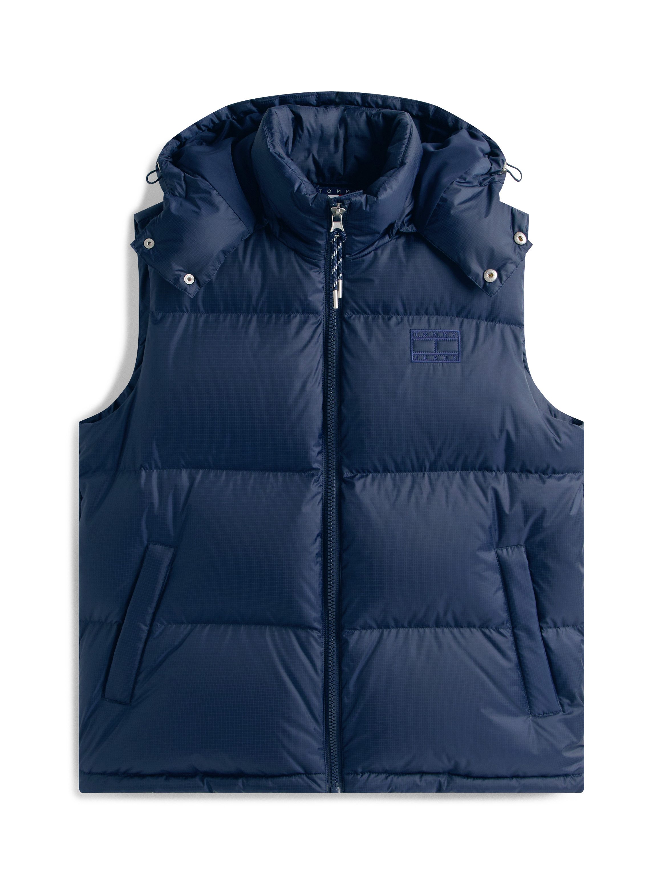Tommy Jeans Steppweste ALASKA DOWN VEST Regular fit mit abnehmbarer Kapuze