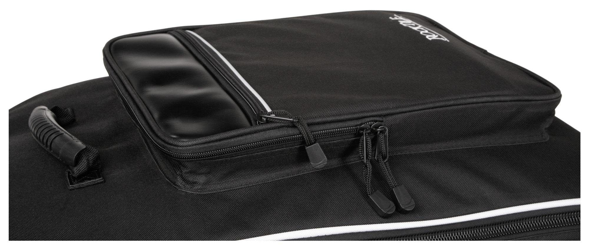Rocktile Gitarrentasche Westerngitarrentasche 4/4 (Gigbag für Westerngitarre), gepolstert mit Rucksackgarnitur