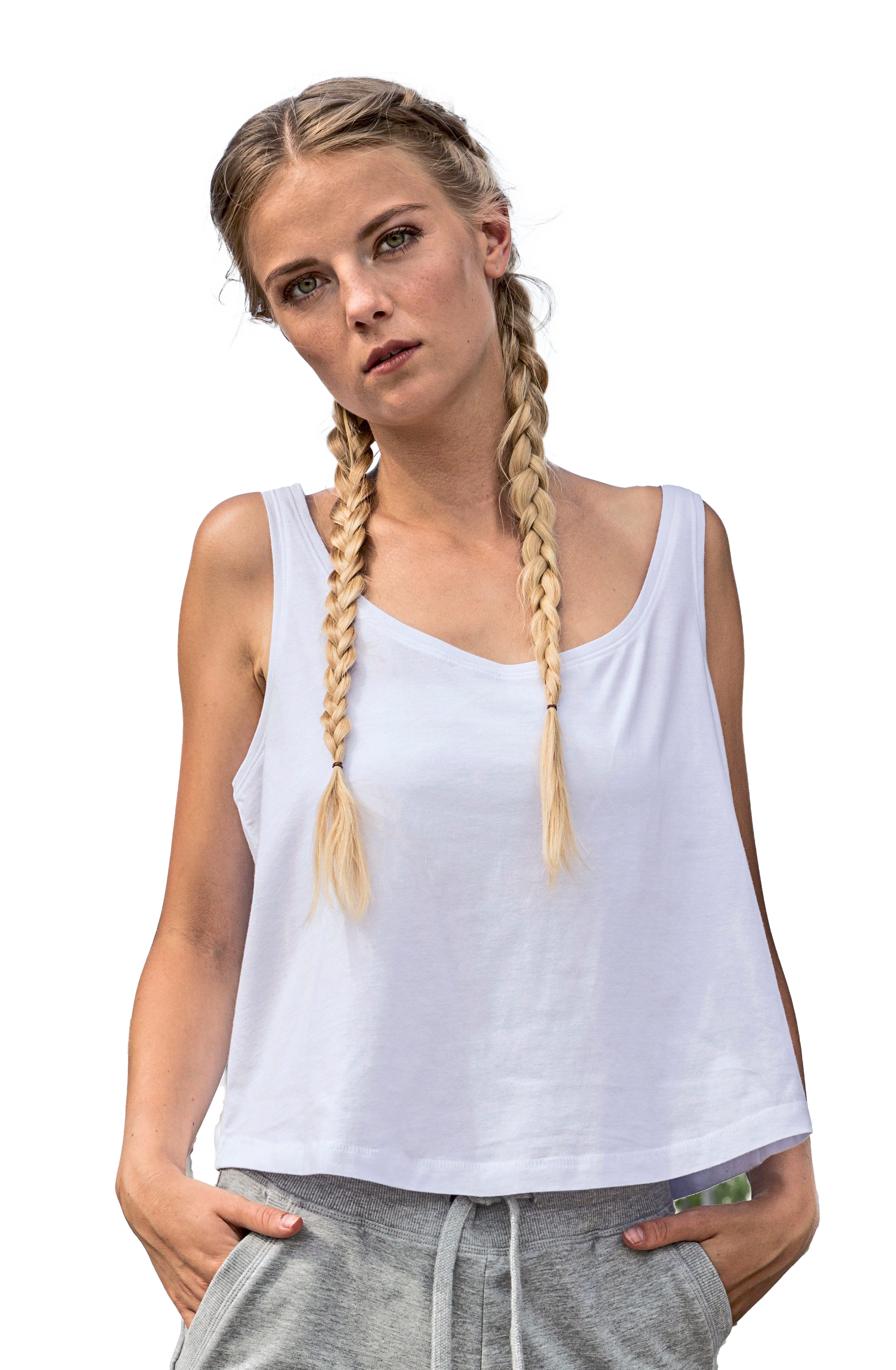 WITORU Tanktop 1er/2er-Pack leichtes Damen Oversized Tank Top / ärmelloses Shirt (2-tlg., 1er-Pack, 2er-Pack) Gr. XS bis 5XL