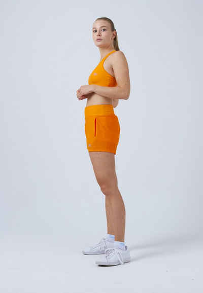 SPORTKIND Funktionsshorts Advantage Tennis Shorts mit Ballhalter Mädchen & Damen orange