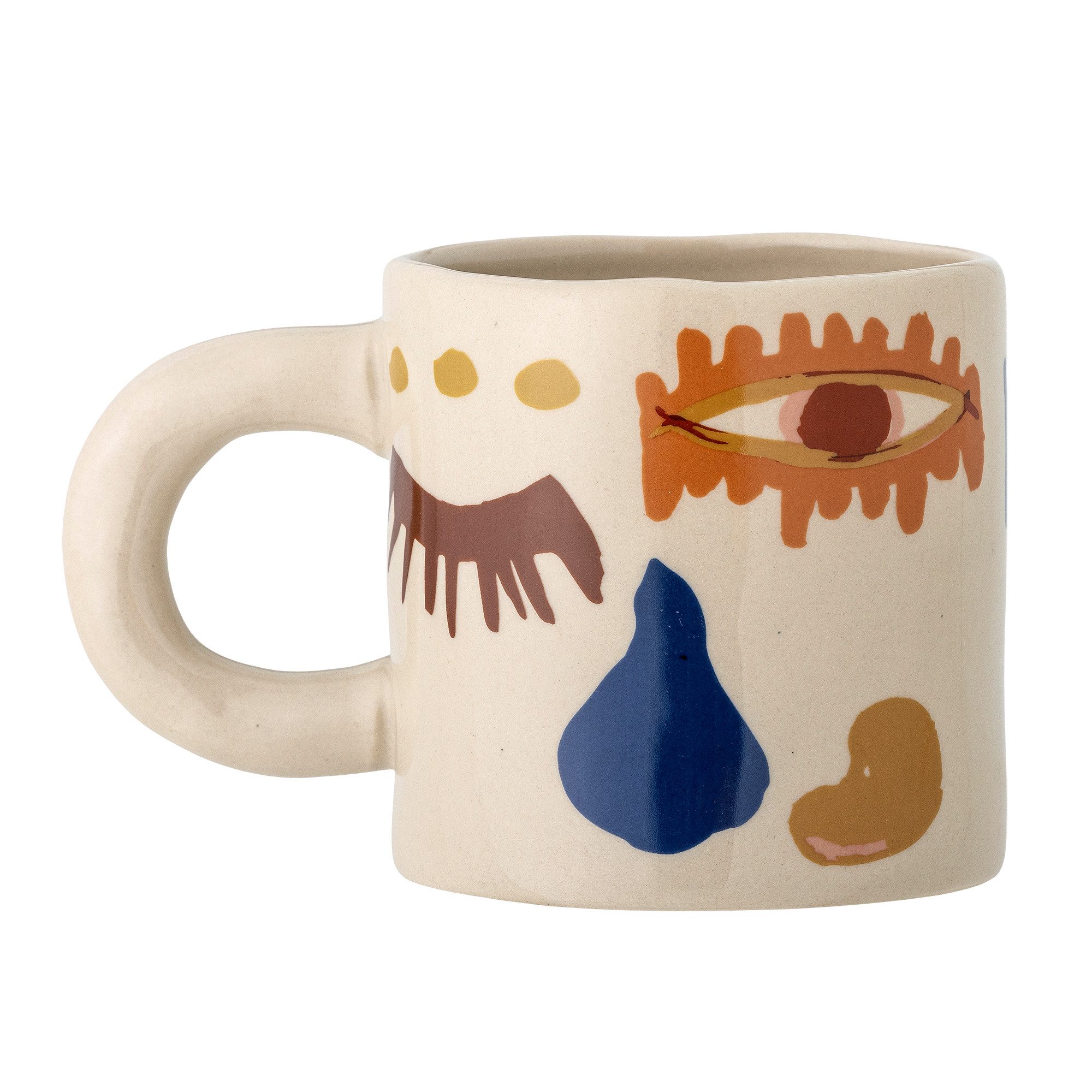 Bloomingville Tasse Bloomingville Horus Tasse, Orange, Steingut, 275 ml, Steingut