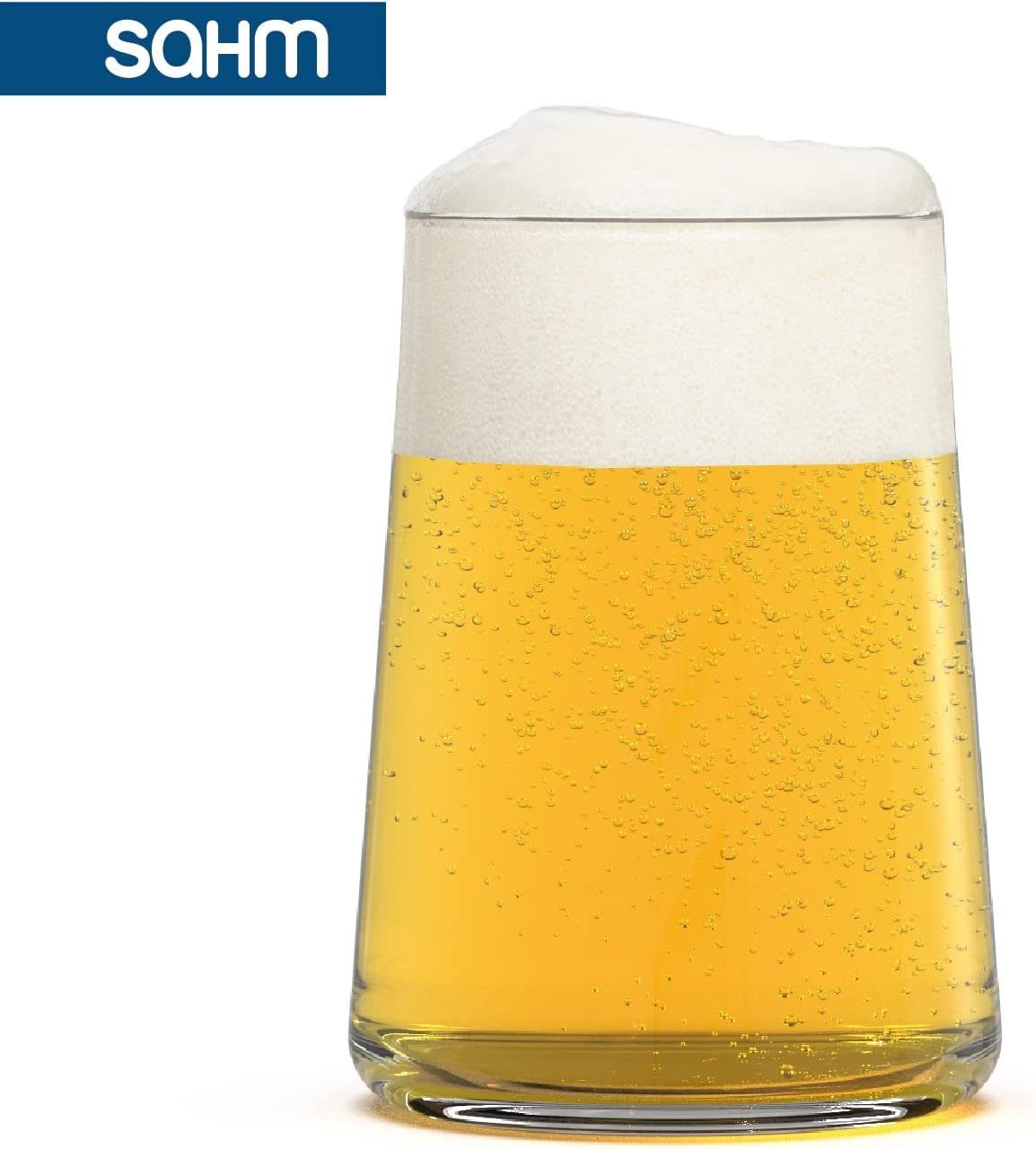 SAHM Weinglas Weingläser ohne Stiel 6er Set - Gläser Set 430 ml - Weißweingläser, 6-tlg., Glas, edles Weißweinglas