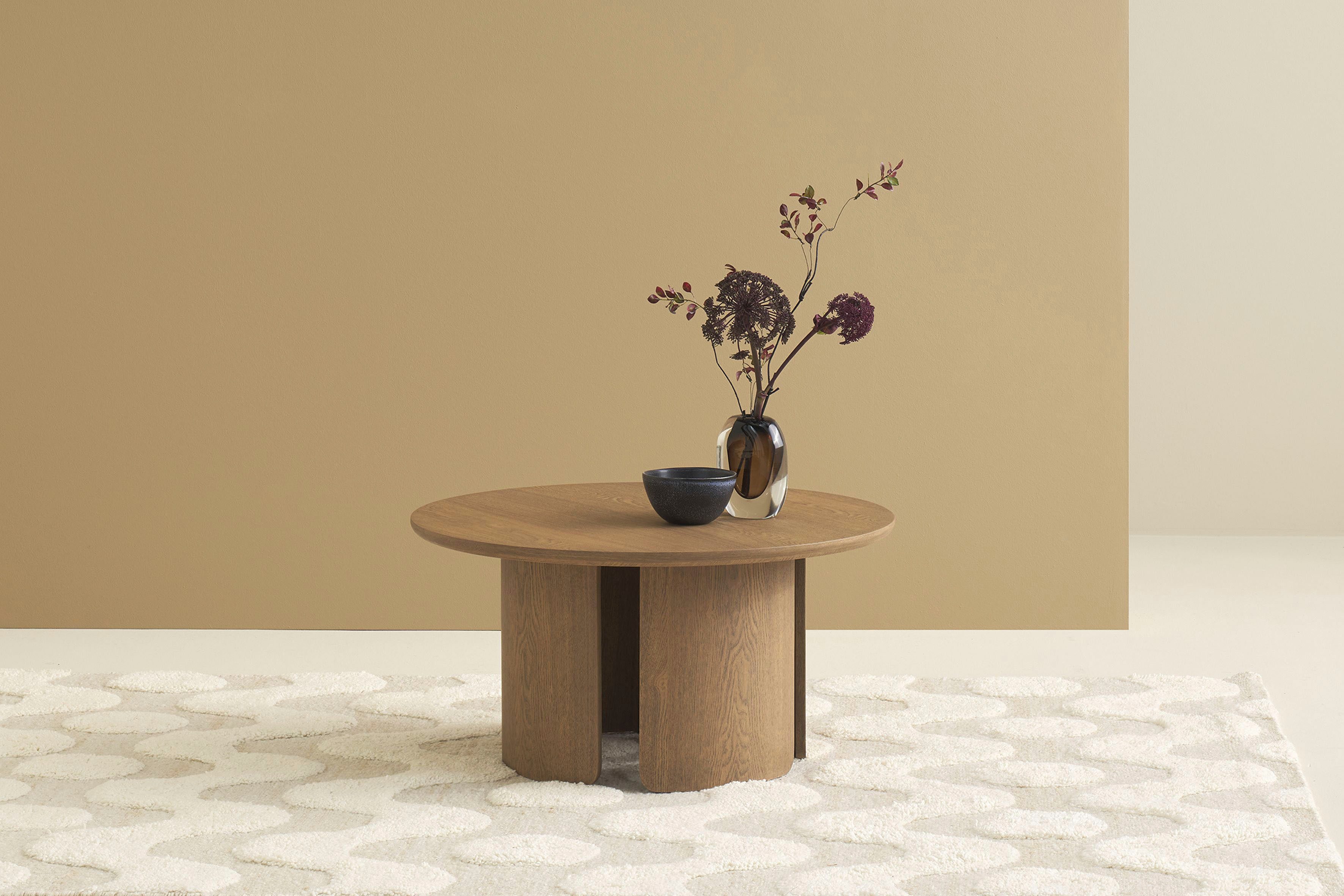 SCHÖNER WOHNEN-Kollektion Couchtisch MOLDE (1-St), 80 cm, mit variabel montierbarem Untergestell