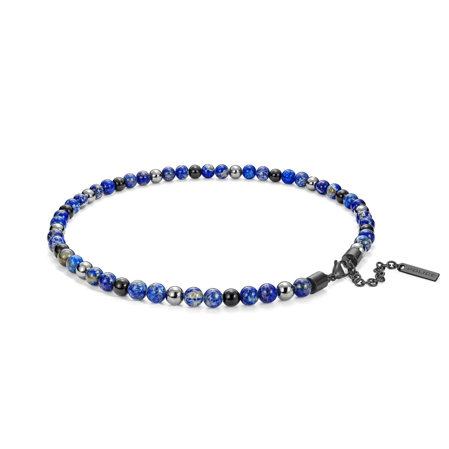 Police Perlenkette Spheres blau|braun... Police Perlenkette Spheres blau|braun...