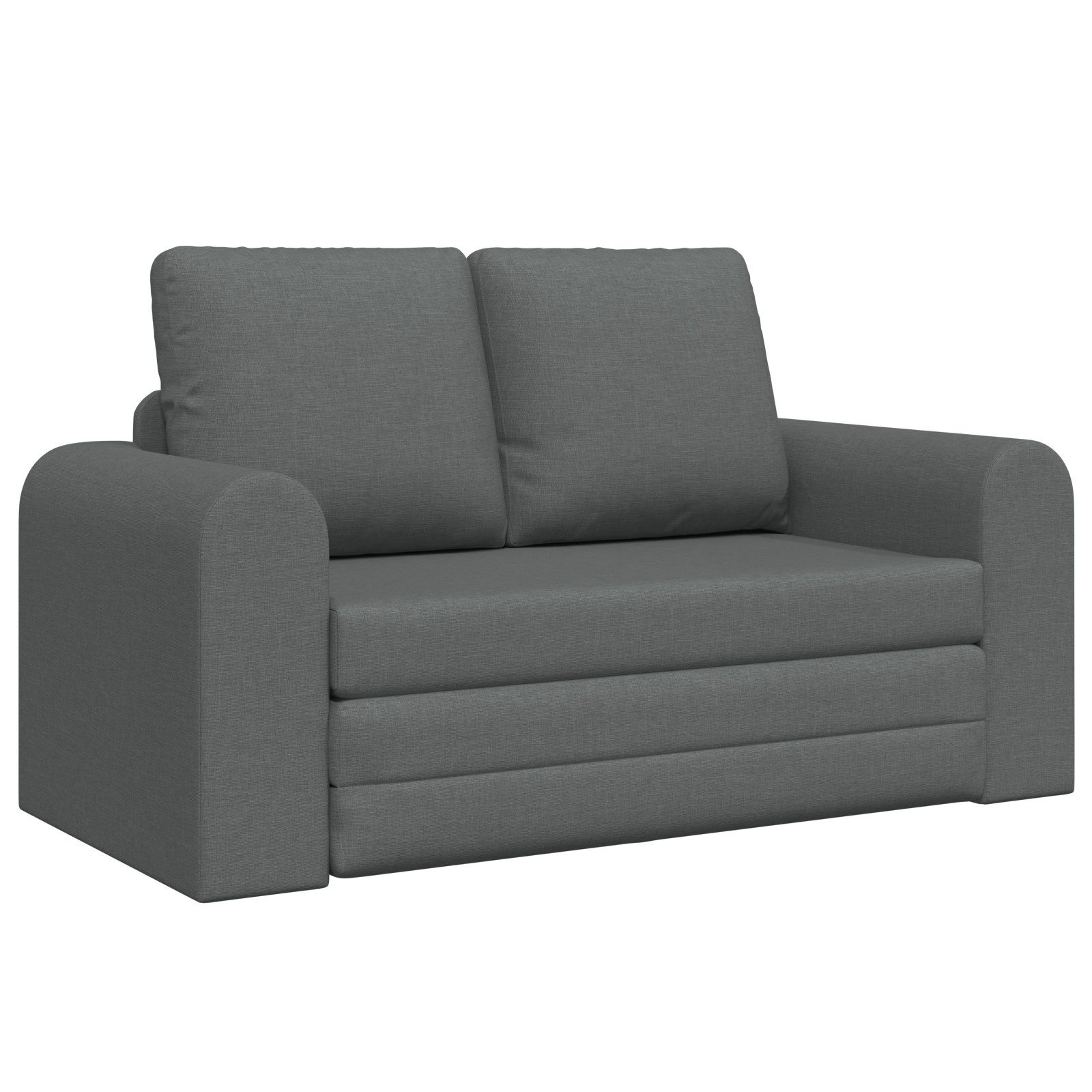 vidaXL Sofa Boden Schlafsofa 2-in-1 Dunkelgrau günstig online kaufen