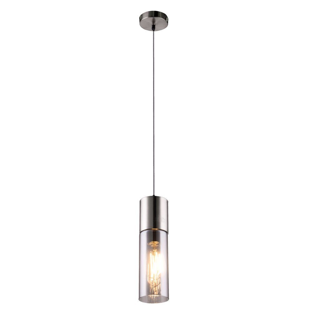 GLOBO LIGHTING Hängeleuchte, Leuchtmittel nicht inklusive, Design Pendel Decken Lampe Wohn Zimmer Beleuchtung Glas Hänge Leuchte