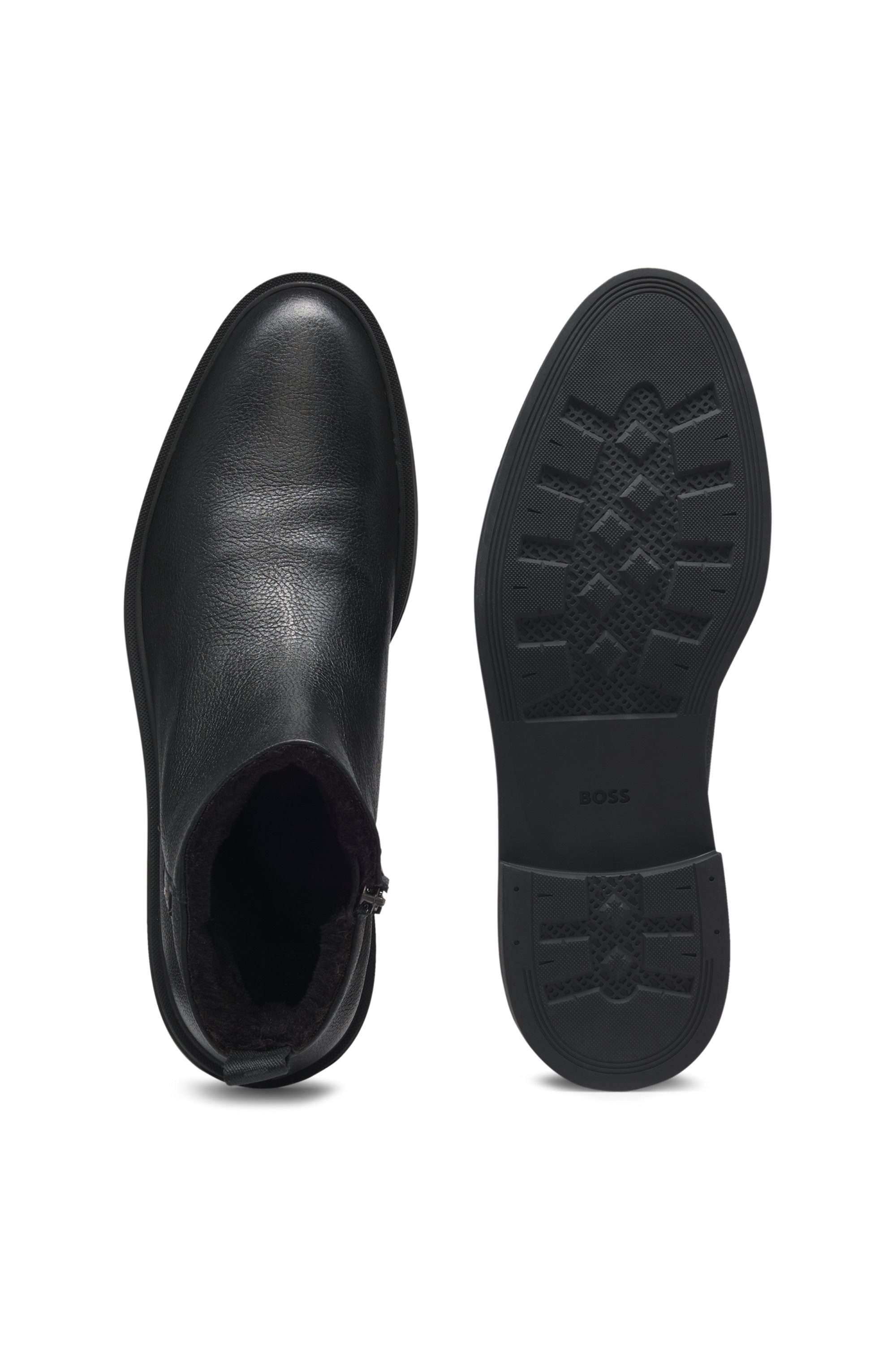 BOSS Calev_Boot_cgrfr Stiefelette Boots, Blockabsatz, mit günstig online kaufen