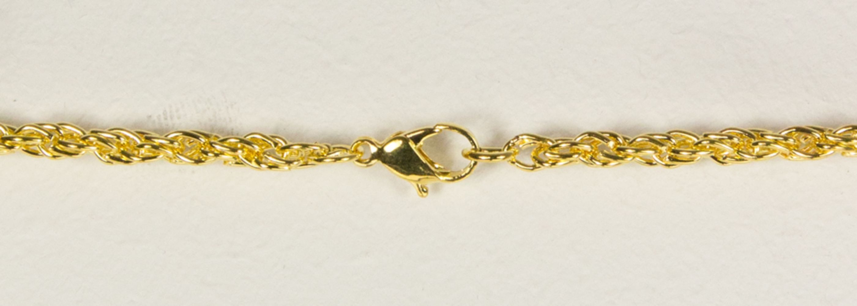 Das Kostümland Kostüm Geldsack mit Dollar Zeichen Halskette, Gold günstig online kaufen