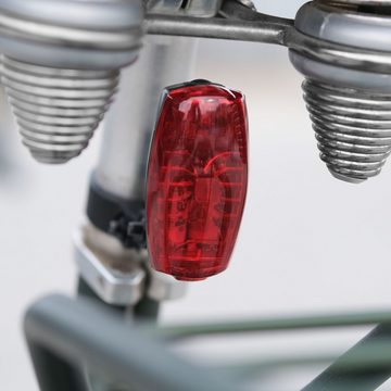Retoo Fahrradbeleuchtung StVZO Fahrradlicht LED Set Akku Beleuchtung Scheinwerfer 500 LUX, Wasserdicht, Batteriebetrieben Von der StVZO zugelassene Beleuchtung