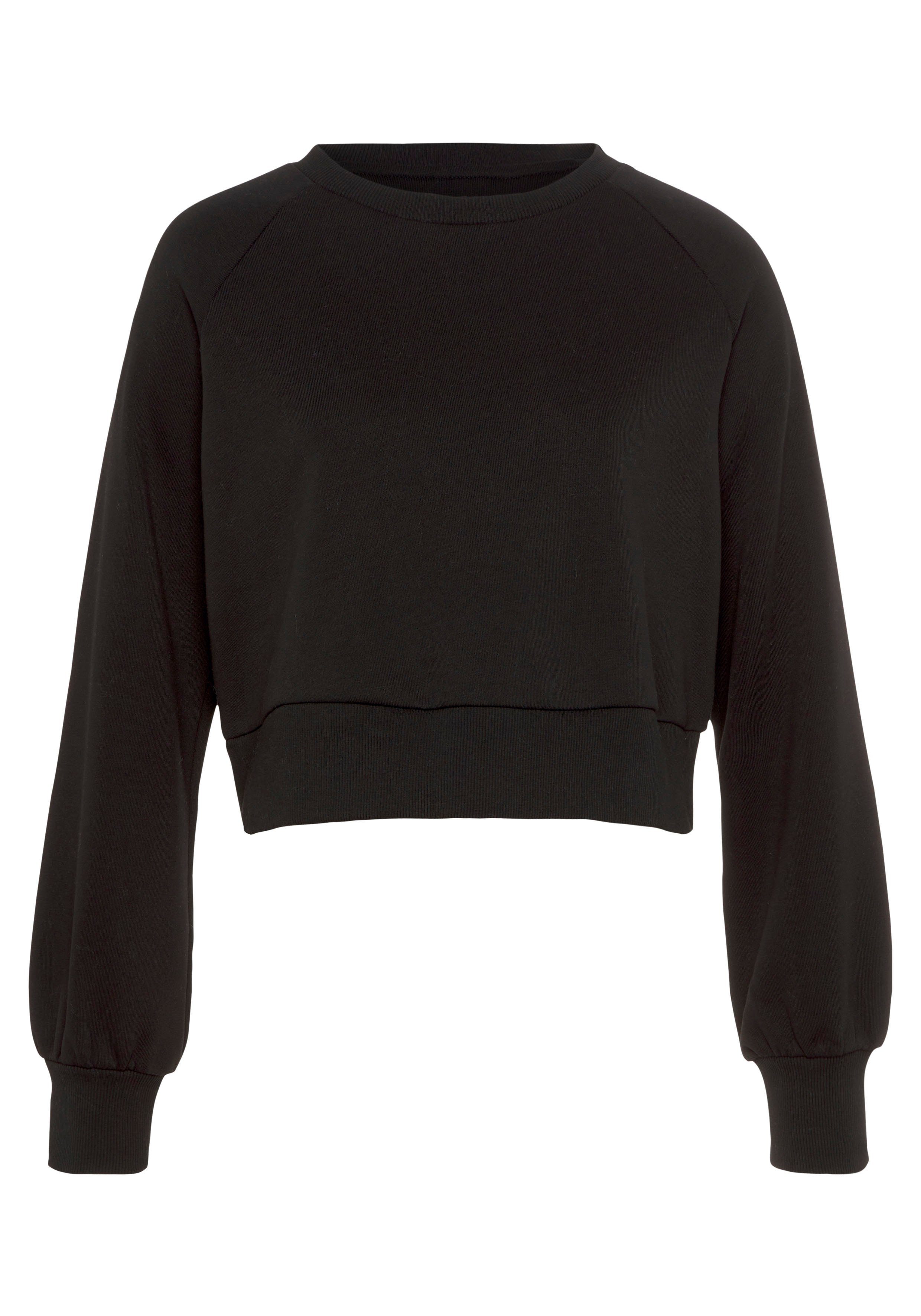 LSCN by LASCANA Sweatshirt mit Ziernähten, günstig online kaufen