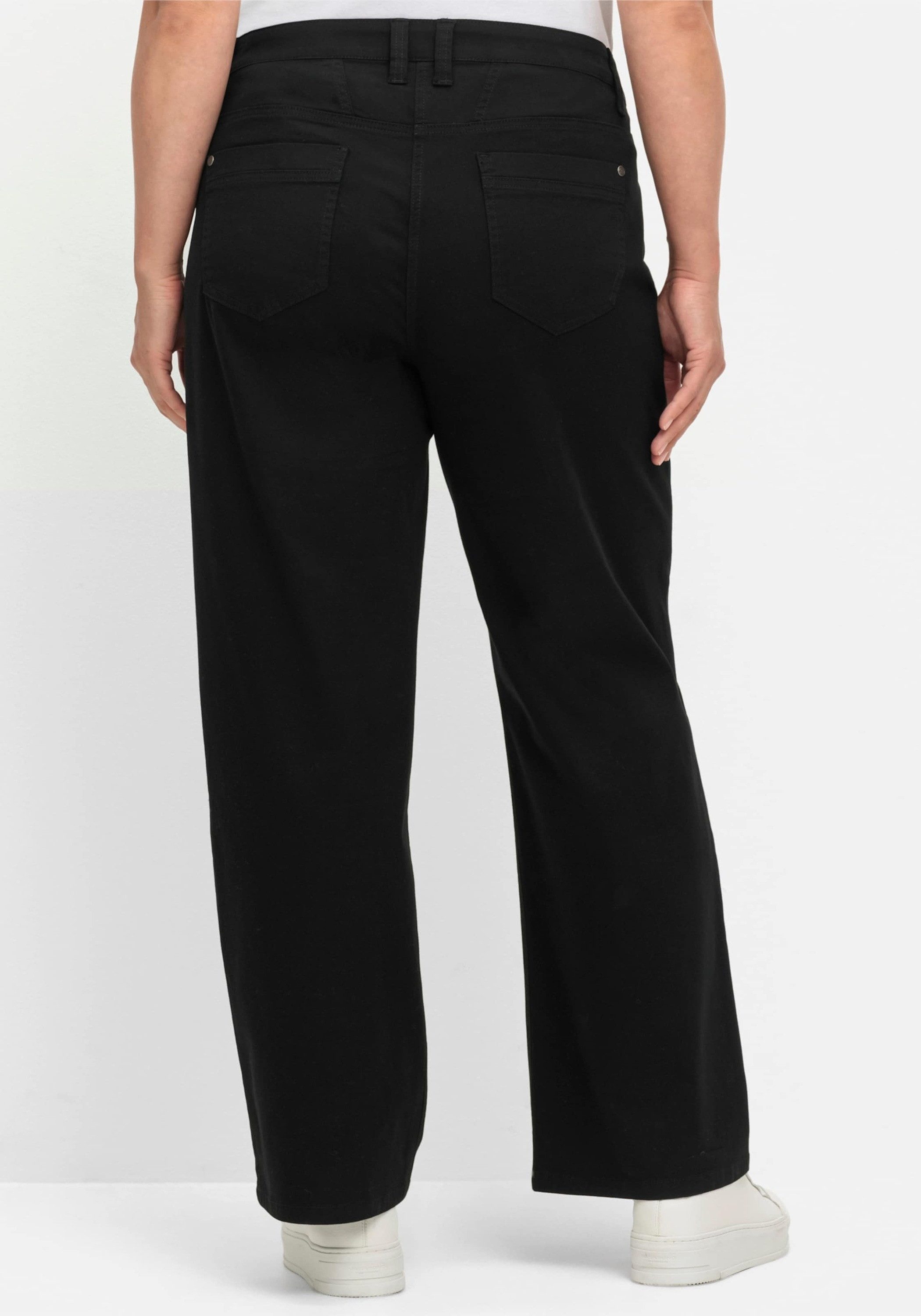 Sheego Jerseyhose Stretch-Hose normal im Curvy-Schnitt ELLA