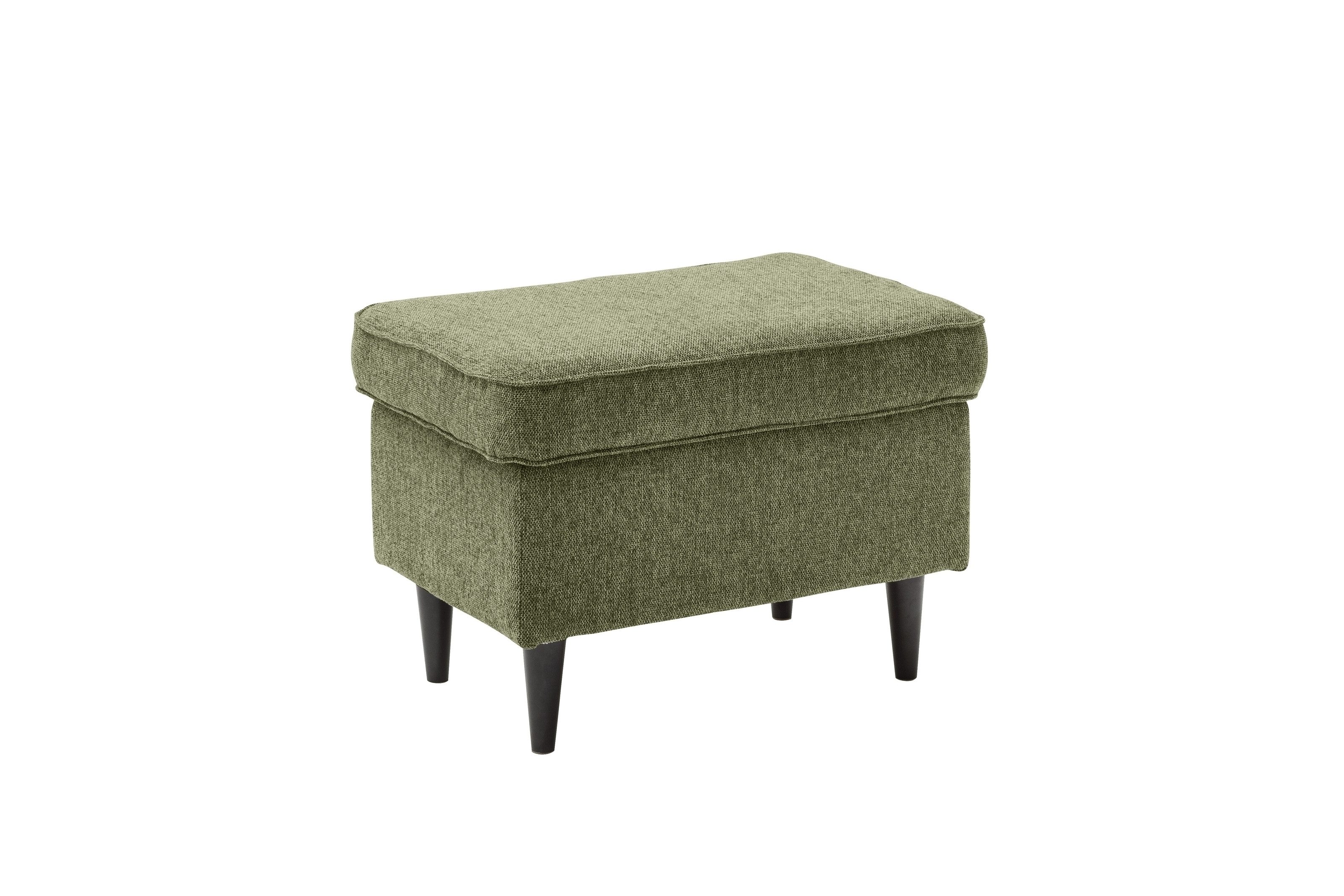 freiraum Fußhocker OSKAR, in olive, Stoffbezug, weich, 100% Polyester - 63x günstig online kaufen