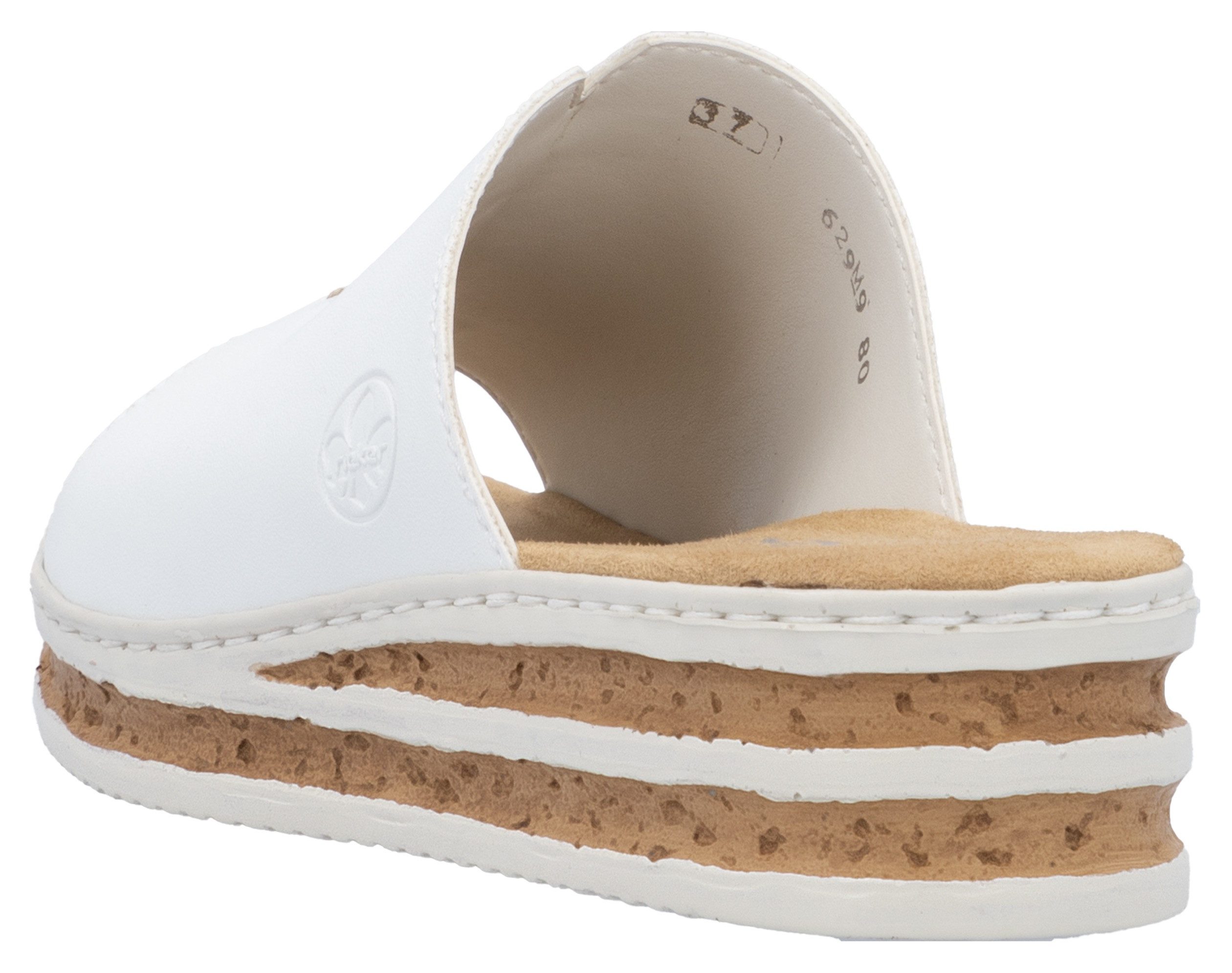 Rieker Keilpantolette, Sommerschuh, Hausschuh, Keilabsatz, zum günstig online kaufen