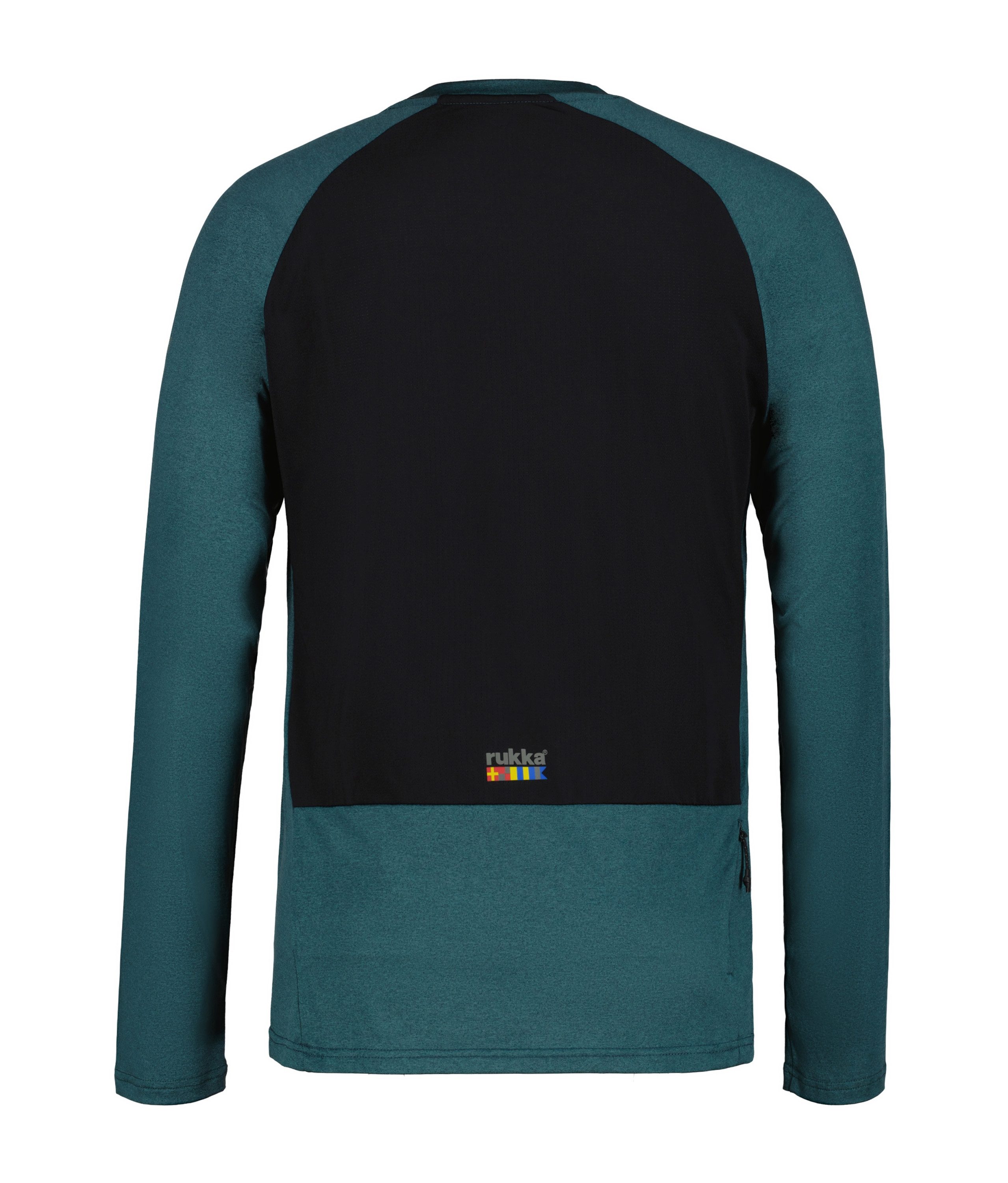 Rukka Langarmshirt Rukka Melko LA Shirt green melange