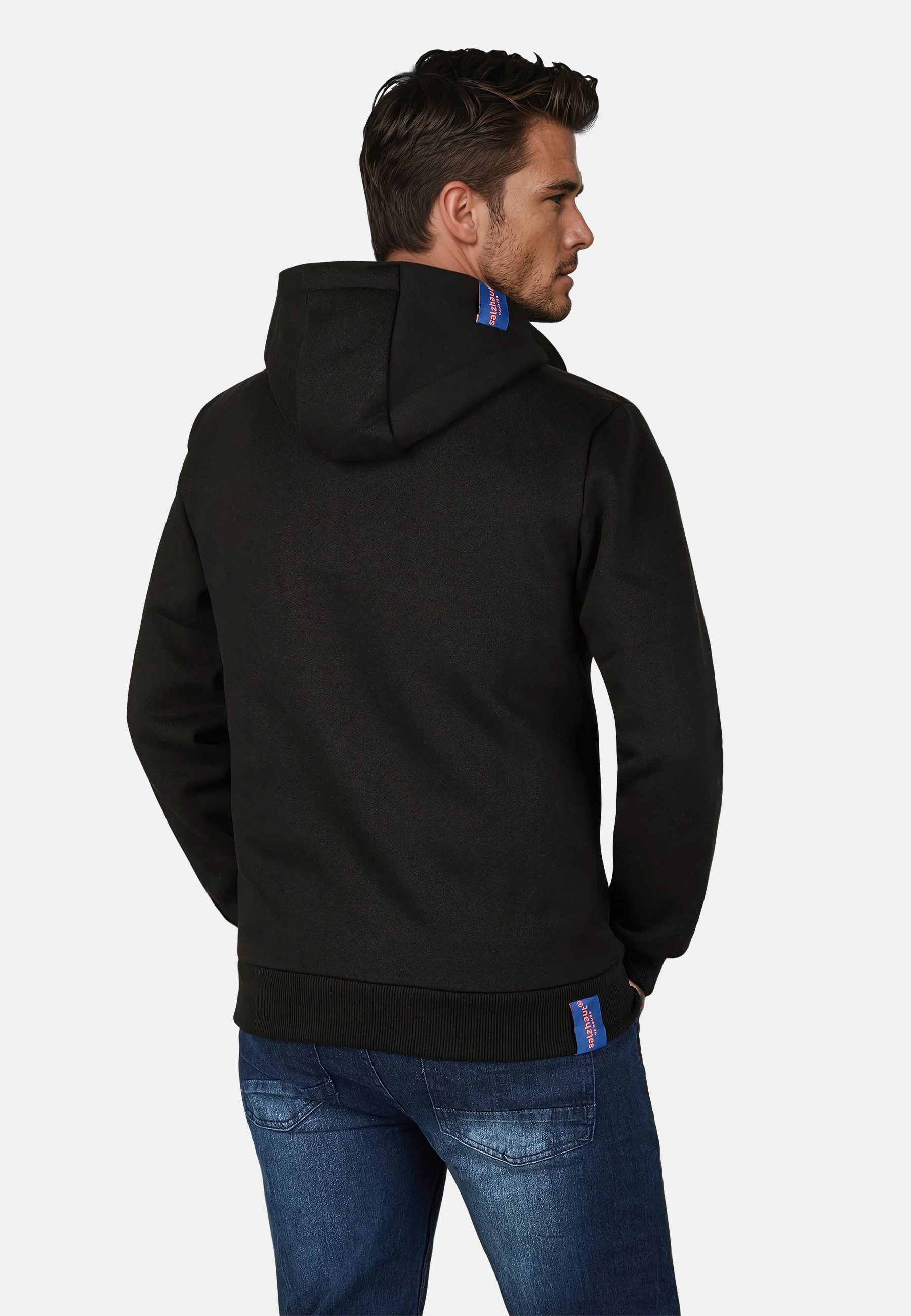 salzhaut Hoodie HEFF Herren normale Passform