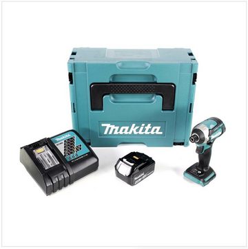 Makita Akku-Schlagschrauber DTD 154 RM1J Akku Schlagschrauber 18V 1/4" 175Nm Brushless + 1x Akku