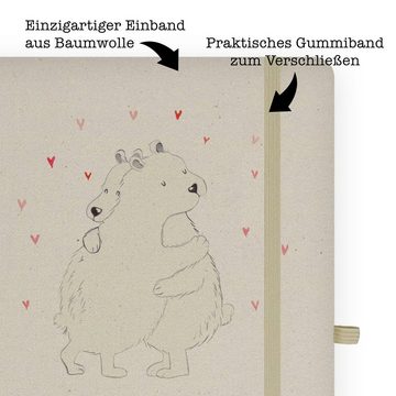 Mr. & Mrs. Panda Notizbuch Eisbär Umarmen - Transparent - Geschenk, Schreibheft, Tiermotive, Tie Mr. & Mrs. Panda, 96 Seiten