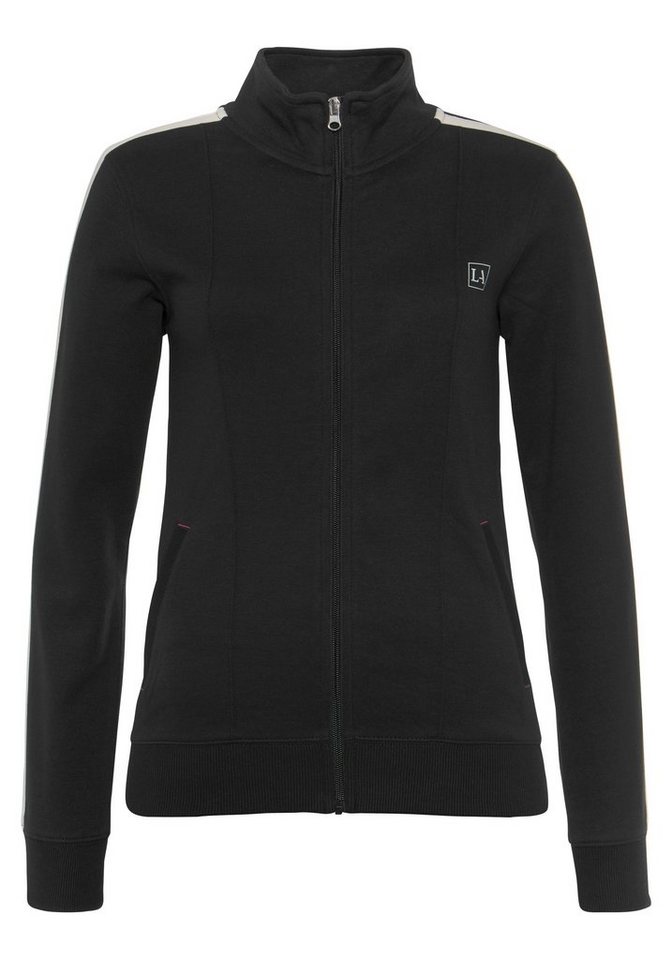 LASCANA ACTIVE Sweatjacke mit kontrastierendem Einsatz