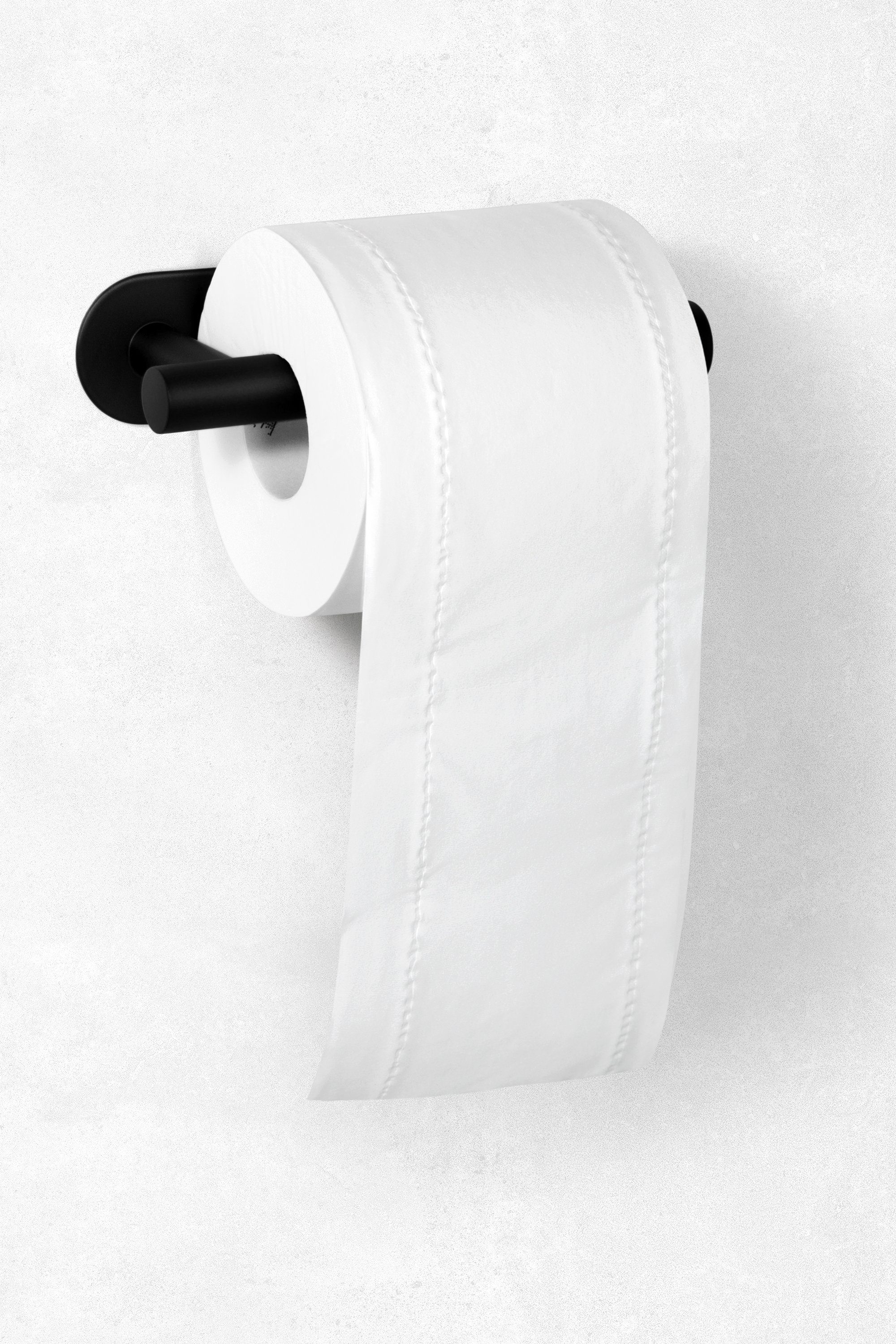 Ambrosya Toilettenpapierhalter Selbstklebender Klopapierhalter aus Edelstahl, Klopapier Halterung (Packung), Leichte Montage