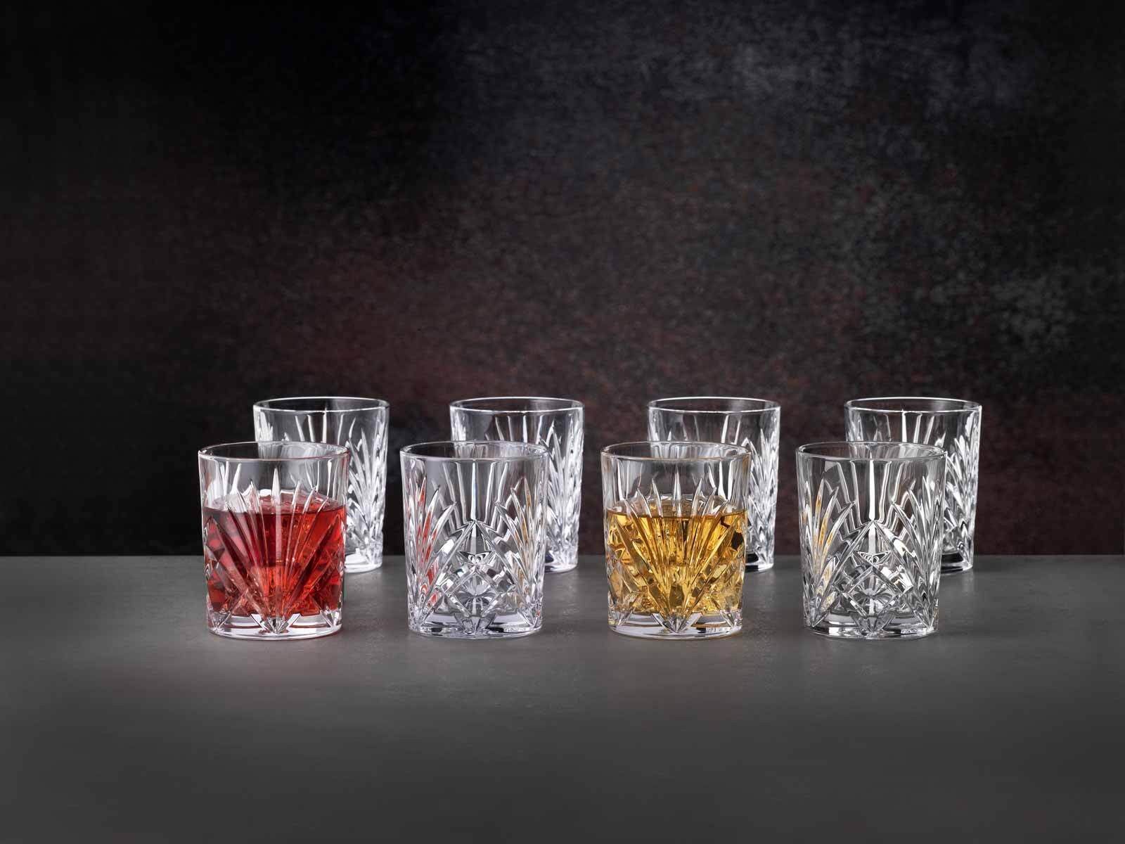 Nachtmann Whiskyglas Palais Becher 288 ml 8er Set, 8-tlg., Glas