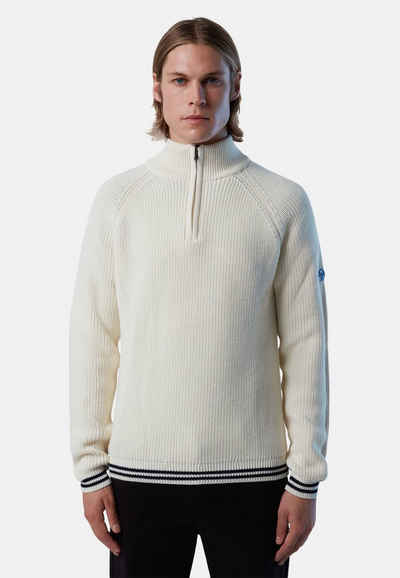 North Sails Strickpullover Half-Zip-Pulli aus Wolle Sonstiges