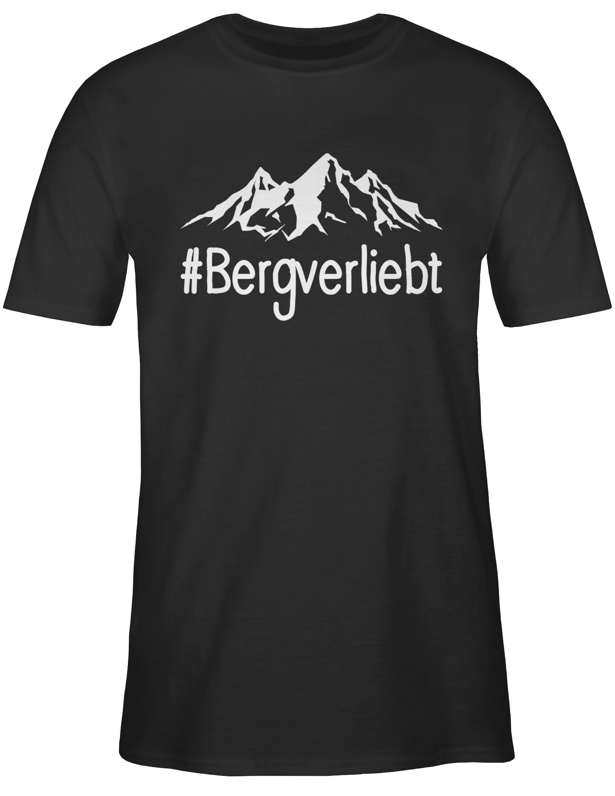 T-Shirt Bergverliebt - weiß