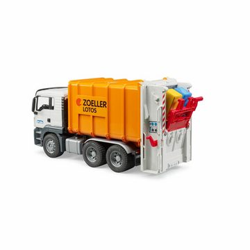 Bruder® Spielzeug-Müllwagen MAN TGS LKW Hecklader Orange