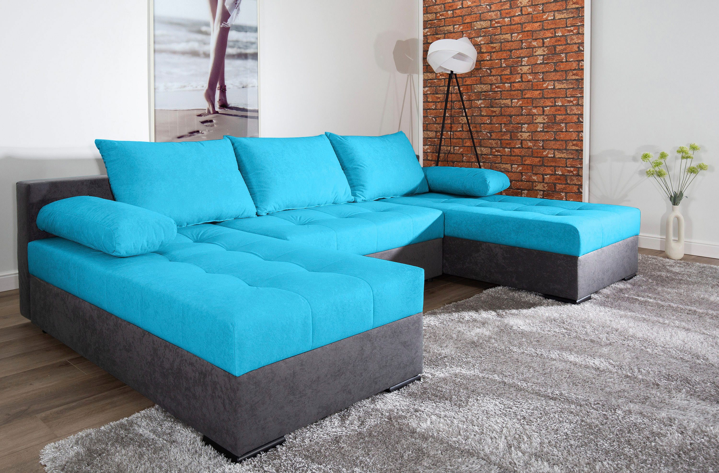 COLLECTION AB Wohnlandschaft Josy, U-Form, Schlafsofa günstig online kaufen