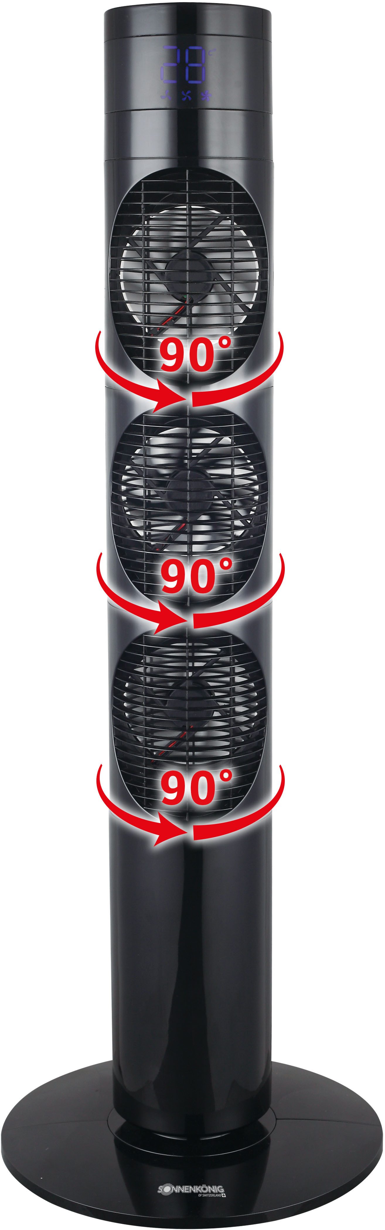 Sonnenkönig Turmventilator Dolmen 3, Leistung 20W, günstig online kaufen