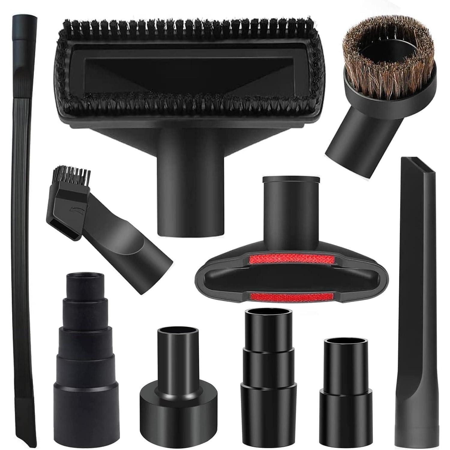 LuxusKollektion Staubsaugerdüsen-Set Staubsauger Düsen Set 10tlg. Universal-Adapter