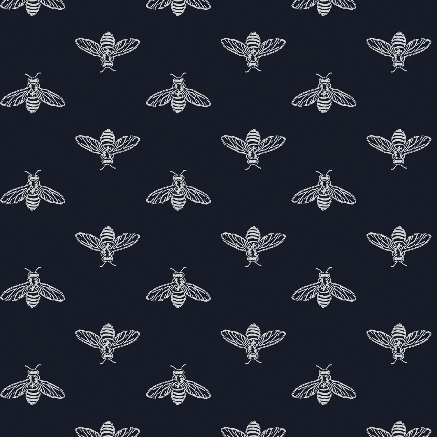 Joules Vliestapete Block Print Bee, glatt, animal print, (1 St), animal print