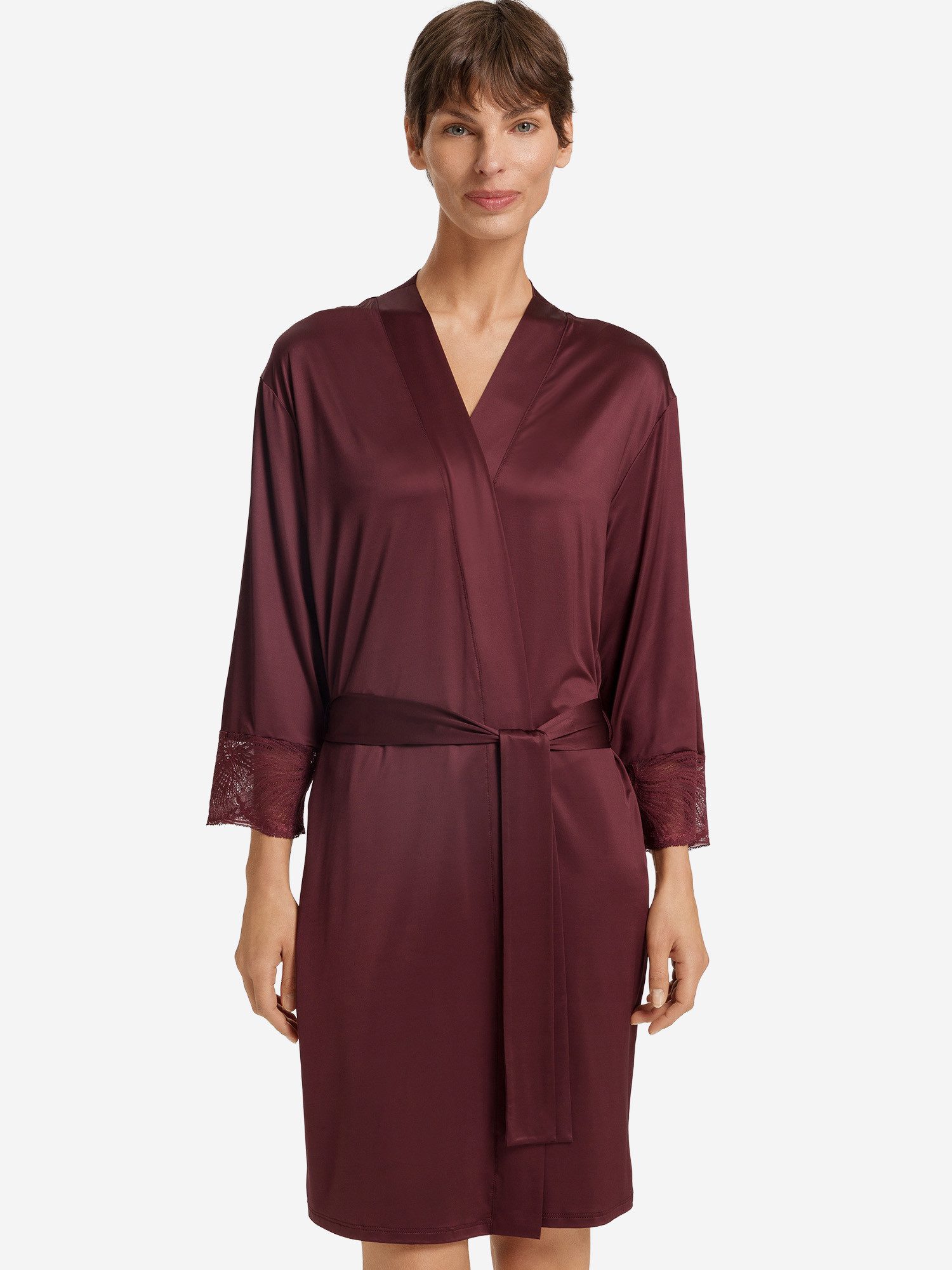Hanro Morgenmantel Lilith Kimono, Morgen-mantel Saunamantel Bademantel