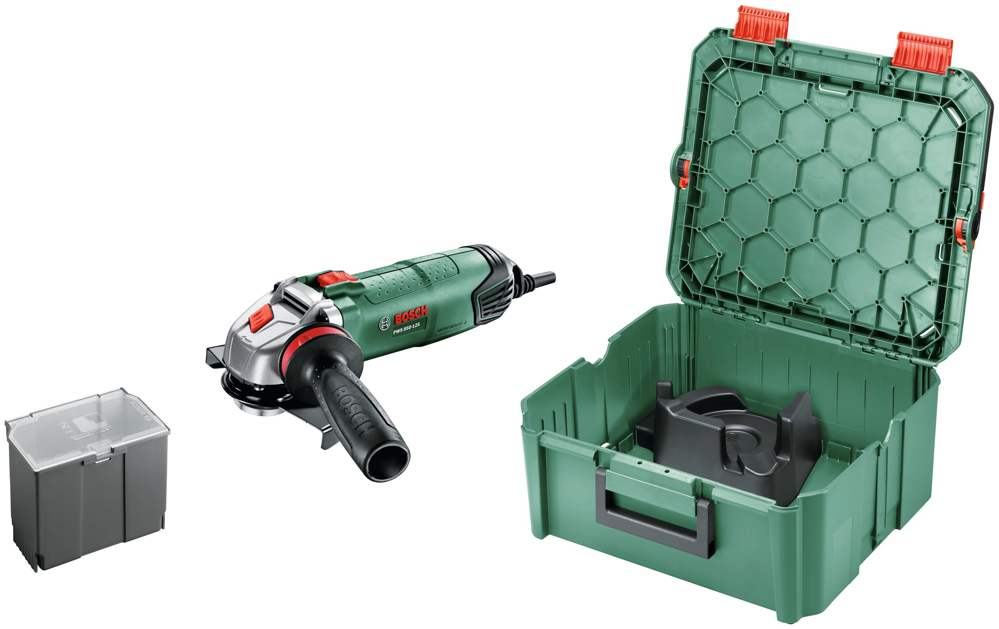 Bosch Home & Garden Угловая шлифовальная машина PWS 850-125, mit Systembox