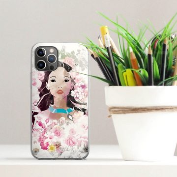 DeinDesign Handyhülle Pocahontas Disney Offizielles Lizenzprodukt Colors Of The Wind, Apple iPhone 12 Pro Silikon Hülle Bumper Case Handy Schutzhülle