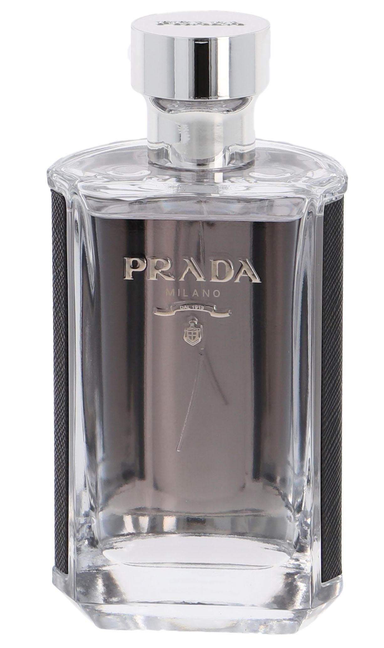 PRADA Eau de Toilette L'Homme, Holziger Duft mit Amber, Iris, Neroli, Geranie und Patschuli.
