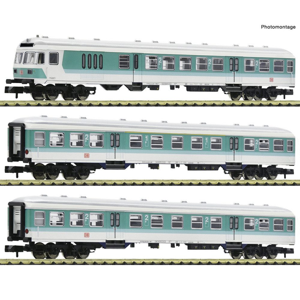 Fleischmann Personenwagen Fleischmann 6260090 N 3-tlg. Set 1: Nahverkehrswagen, DB AG 3-teiliges